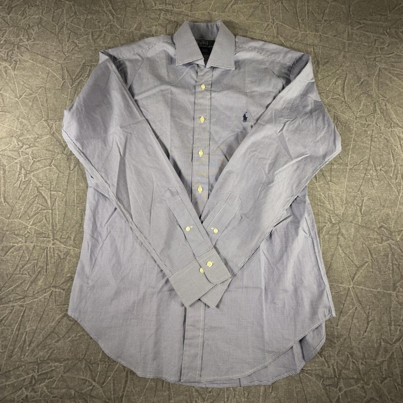 Polo Ralph Lauren Ralph Lauren Shirt Men's 15 1/2 Blue Regent Classic Fit Size US M / EU 48-50 / 2 - 1 Thumbnail