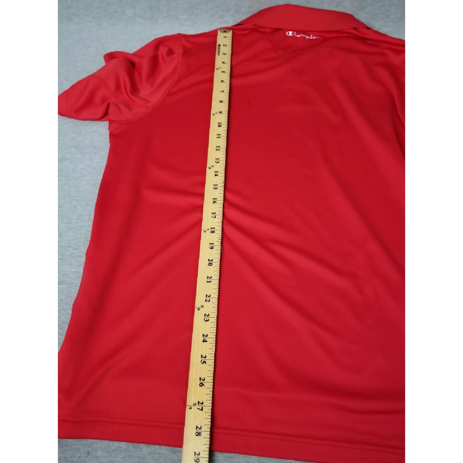 Champion Champion Polo Shirt Mens XL Red Short Sleeve Golf Casual Size US XL / EU 56 / 4 - 6 Thumbnail