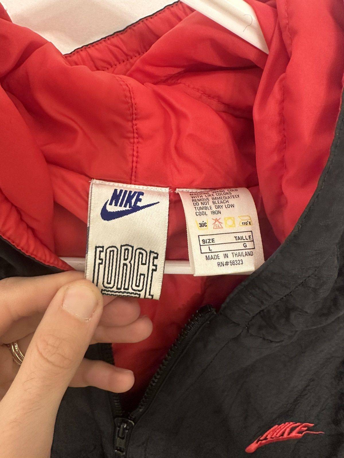 Nike Vintage nike force jacket parka long coat Size US L / EU 52-54 / 3 - 7 Thumbnail