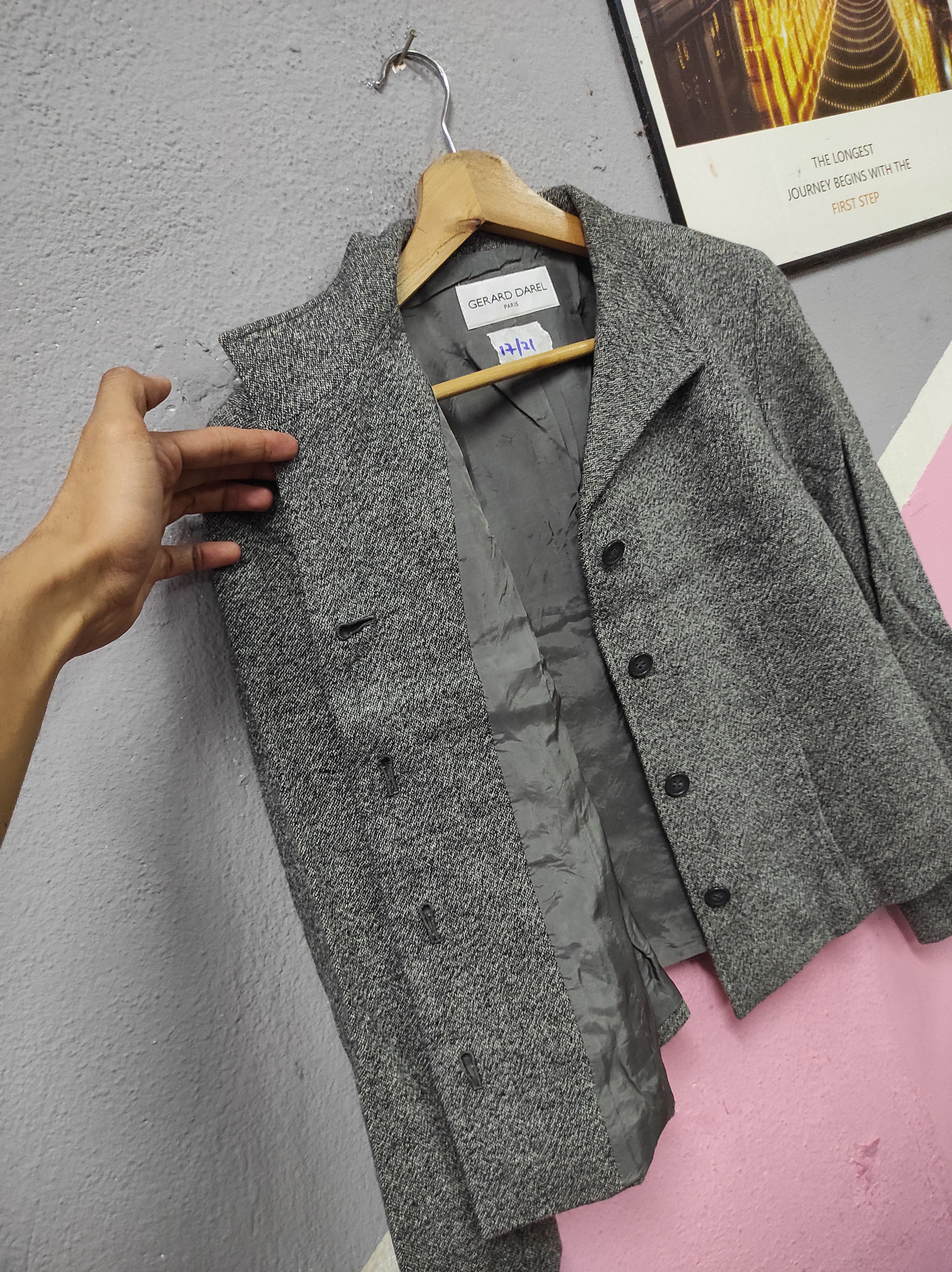 Gerard Darel GERARD DAREL PARIS BLAZER COAT Size XS / US 0-2 / IT 36-38 - 2 Thumbnail