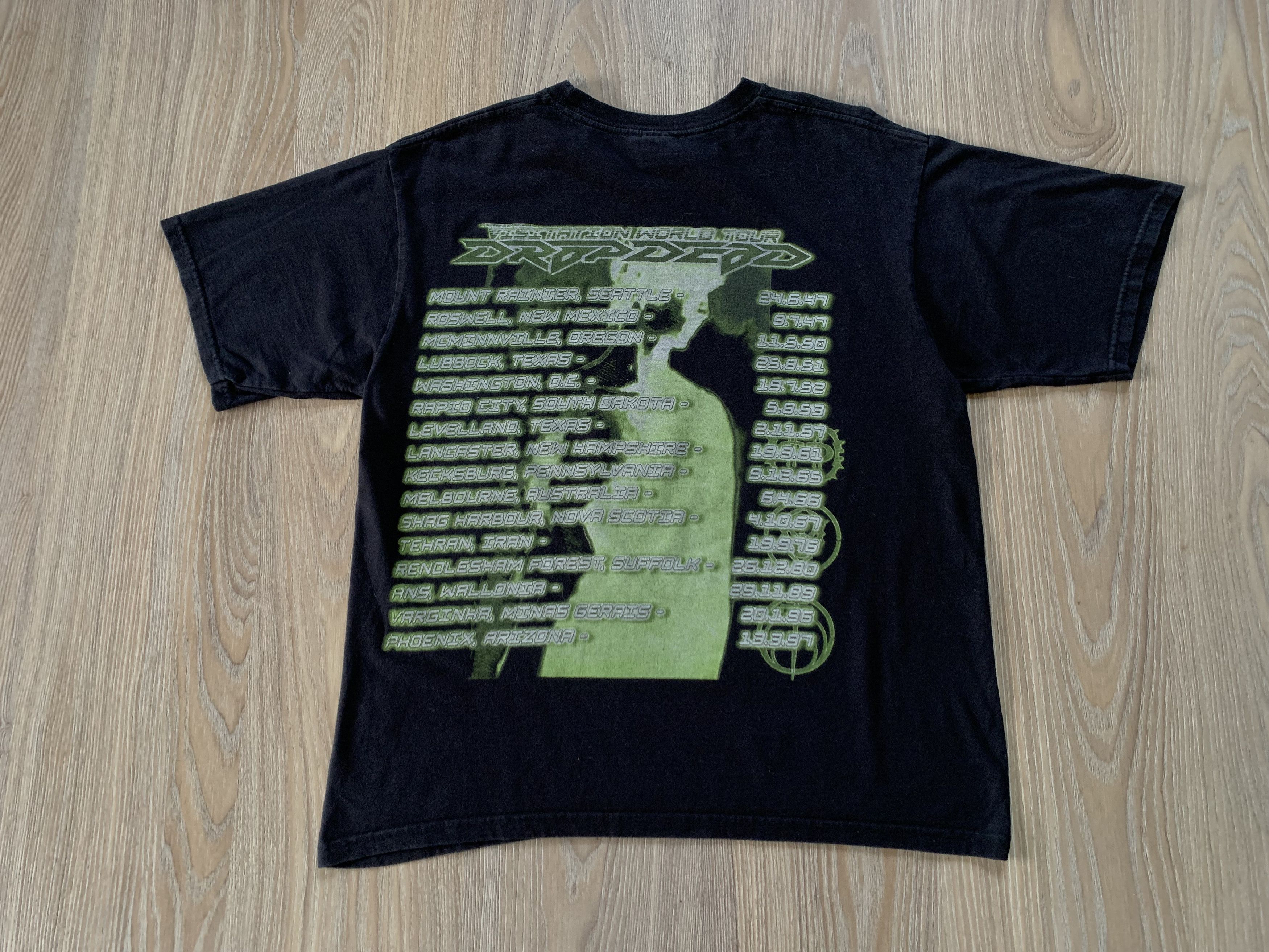 Drop Dead × Drop Dead Clothing Vintage Drop Dead Visitation World Tour Cotton T-Shirt Size US L / EU 52-54 / 3 - 3 Thumbnail
