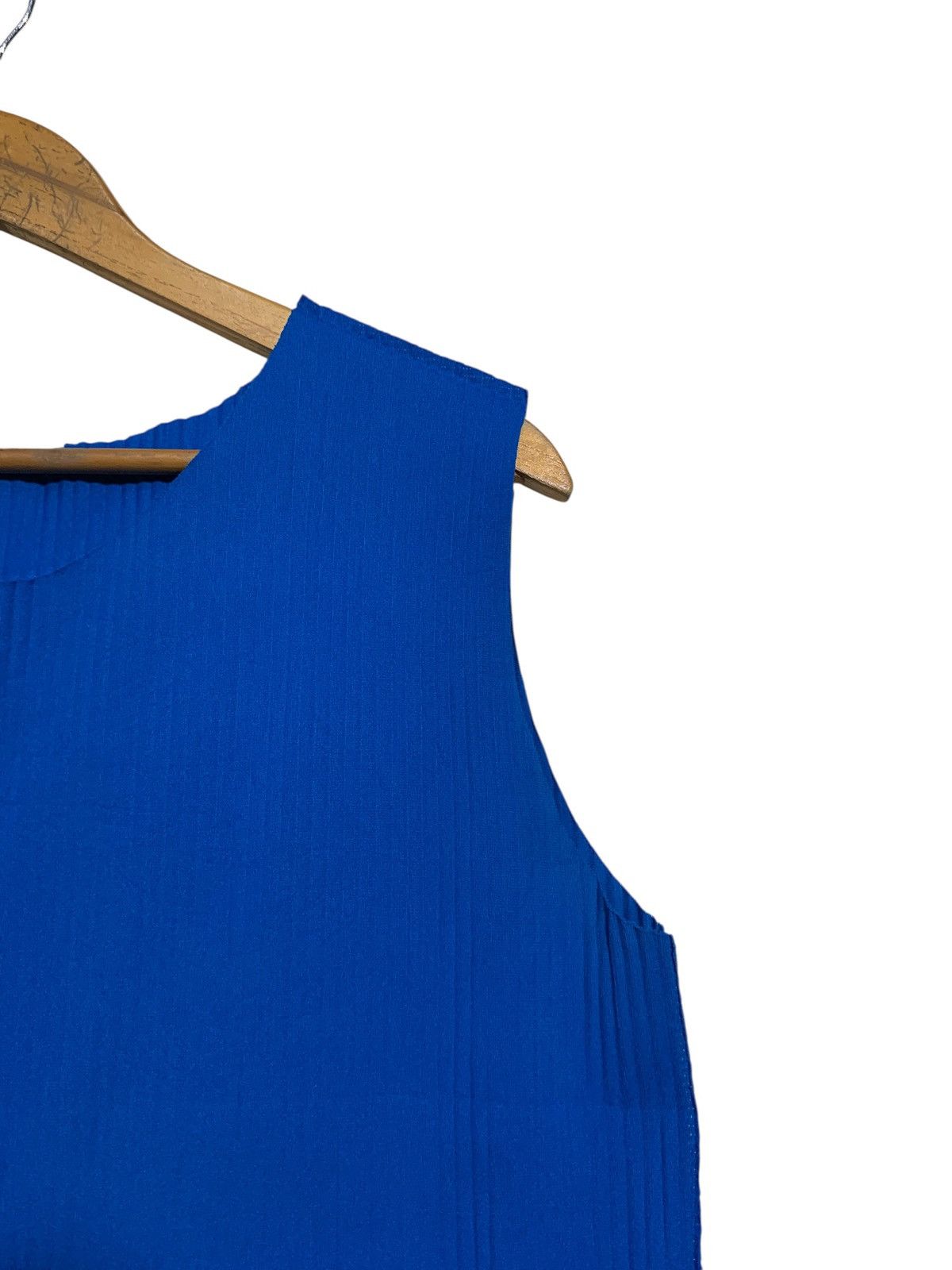 Issey Miyake 🔥ISSEY MIYAKE ME A-Poc PLEATED BLUE DRESS Size M / US 6-8 / IT 42-44 - 6 Thumbnail