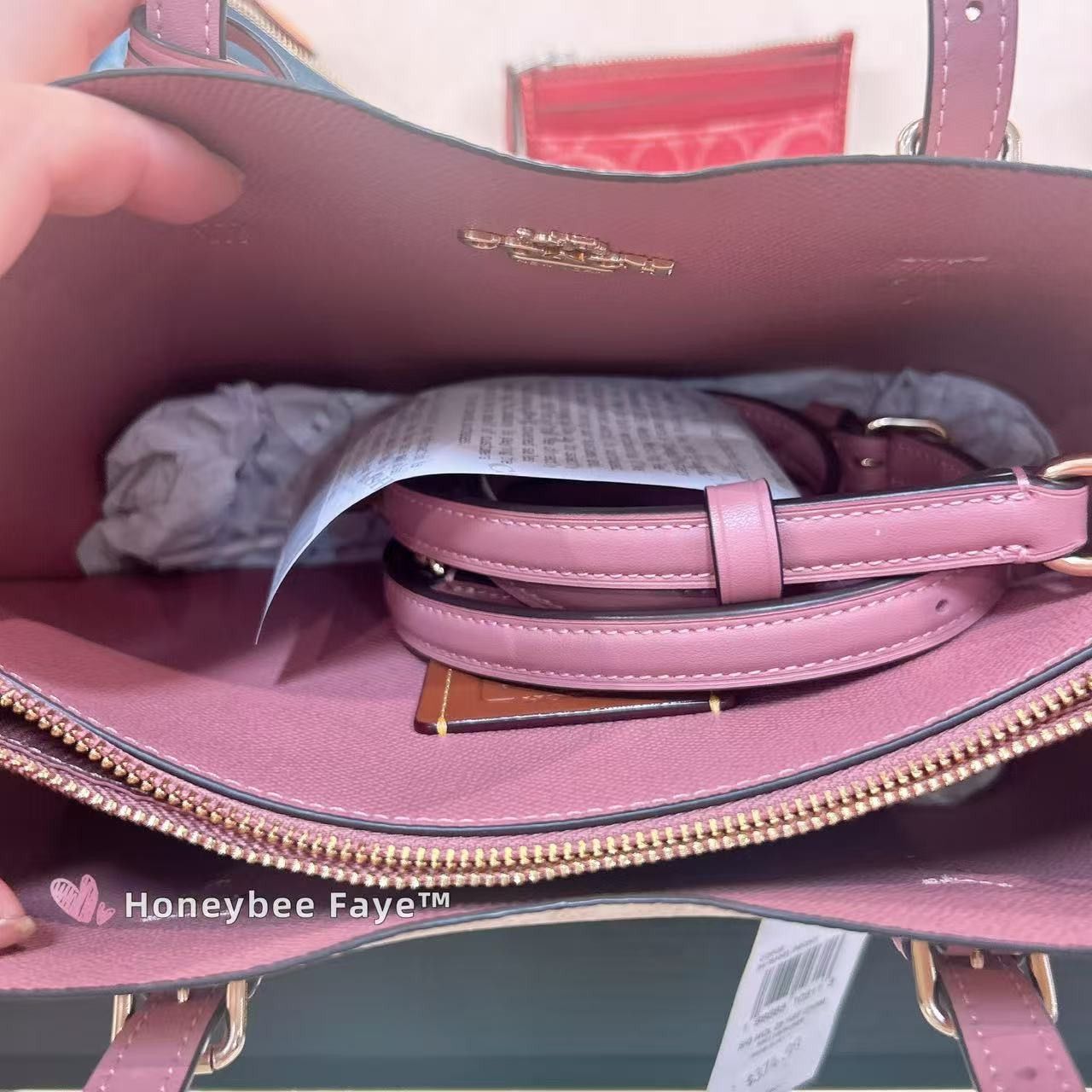 Coach Mollie Tote Bag 25 In Signature Canvas With Heart Charm Size ONE SIZE - 4 Thumbnail