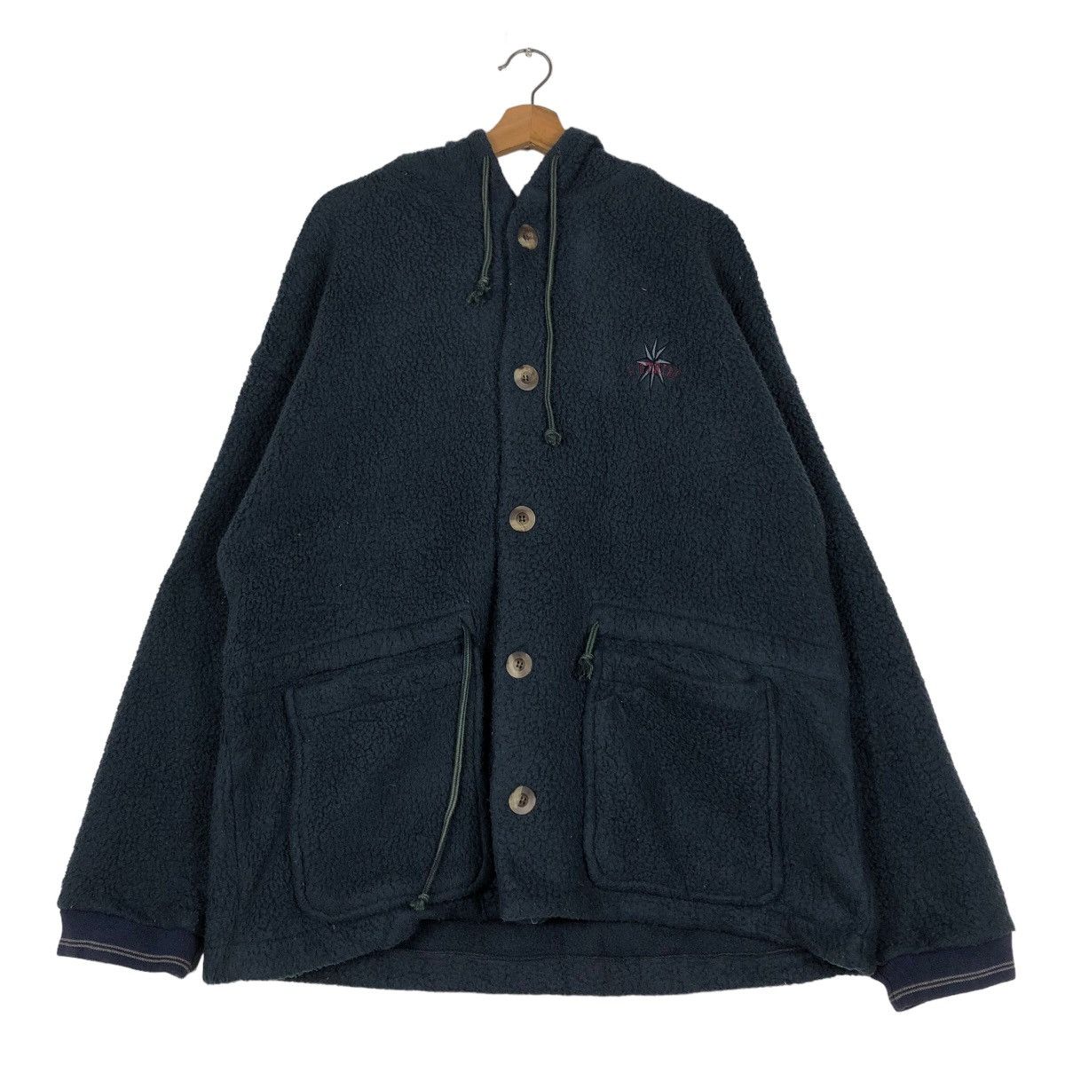 Japanese Brand Vintage Biotribe Made in Usa Fleece Jacket Skate Streetwear Size US M / EU 48-50 / 2 - 1 Thumbnail