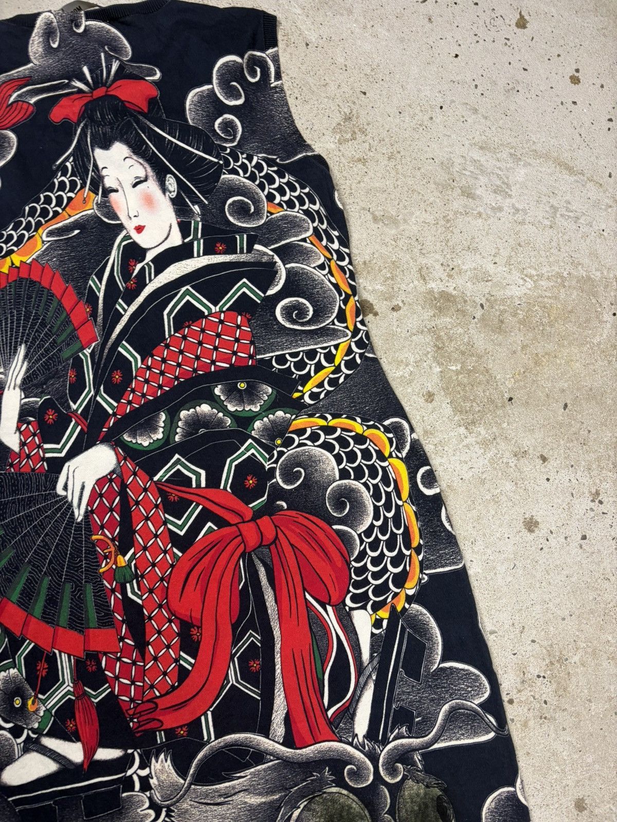 Love Moschino Love Moschino Geisha Japanese Dragon Print Dress Size M / US 6-8 / IT 42-44 - 15 Thumbnail