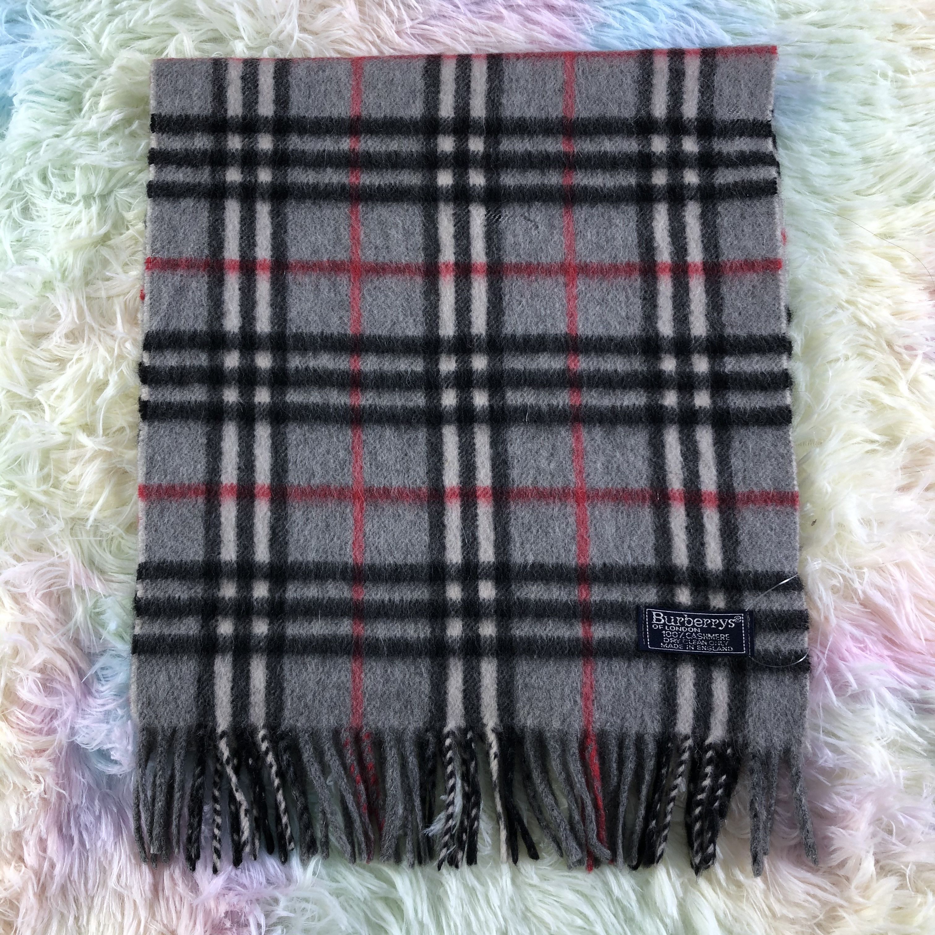 Burberry × Vintage Burberry Scarf / Muffler / Neckwear - KM179 Size ONE SIZE - 2 Thumbnail