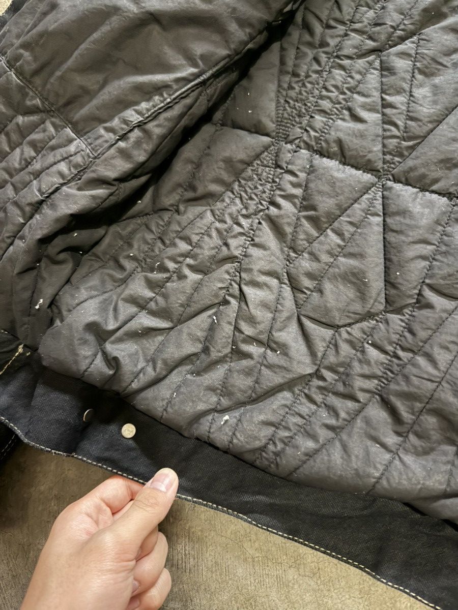 Rick Owens Drkshdw Rick Owens DRKSHDW AW15 SPHINX Wax Denim Padded Work Jacket Size US M / EU 48-50 / 2 - 5 Thumbnail
