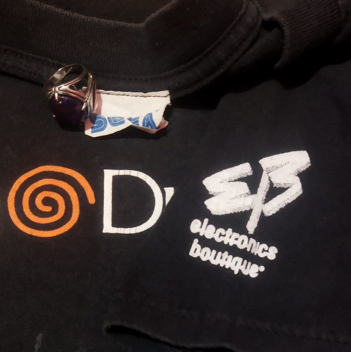 Playstation Vintage 1998 Sega Dreamcast Video Game Promo tee 90 Size US L / EU 52-54 / 3 - 3 Thumbnail