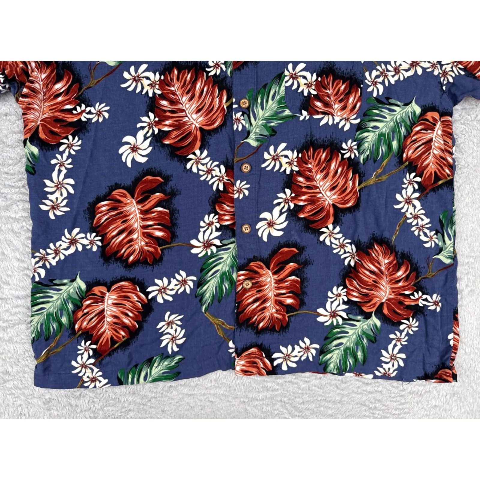 Vintage Knightsbridge Shirt Adult 3XL Blue Floral 100% Rayon Hawaiian Button Up Size US XXL / EU 58 / 5 - 5 Thumbnail