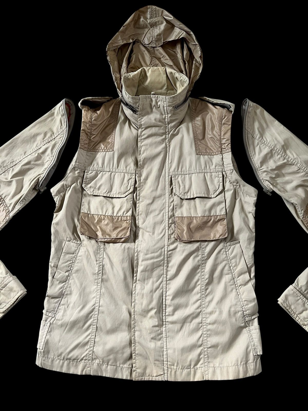 291295=Homme 291295 Homme Hybrid Utility Jacket Size US S / EU 44-46 / 1 - 8 Thumbnail
