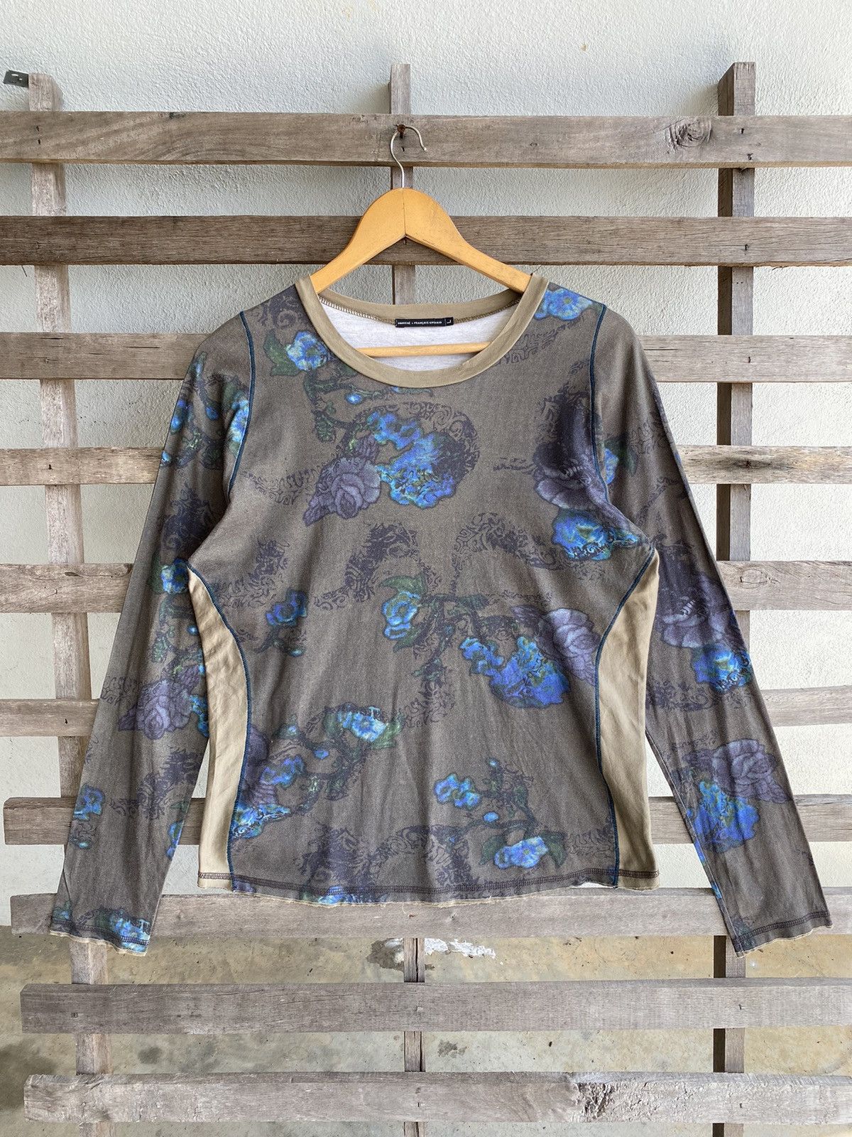 Marithe + Francois Girbaud 🔥 Rare 🔥 MFG floral longsleeve shirt Size L / US 10 / IT 46 - 1 Thumbnail
