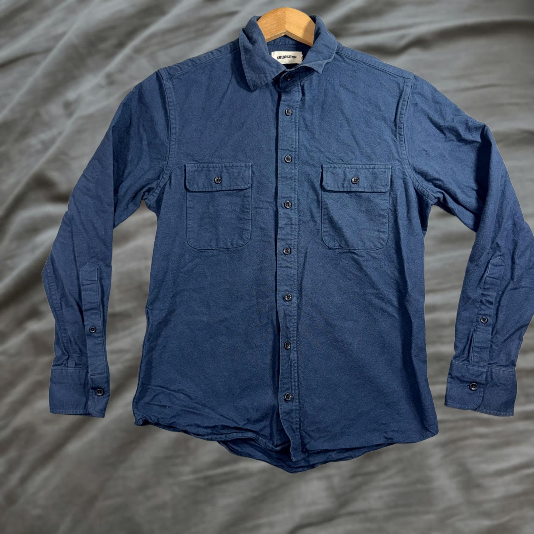 Taylor Stitch Taylor Stitch Shirt Mens 36 Blue Long Sleeve Button Front Workwear Casual Size US M / EU 48-50 / 2 - 1 Thumbnail