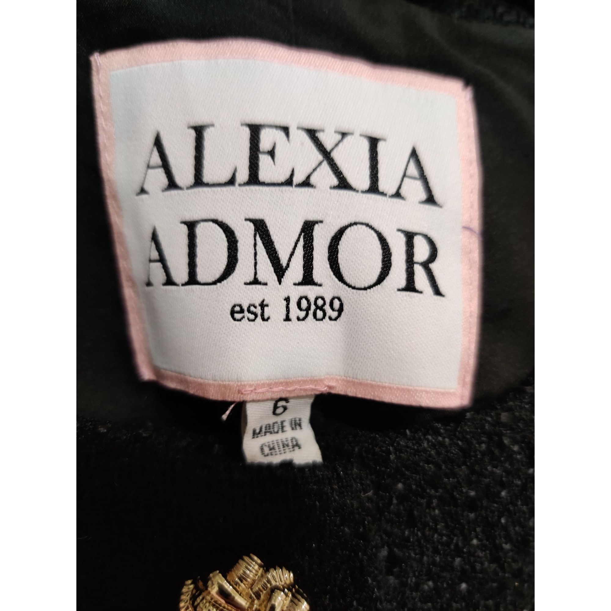 Other Alexia Admor Jacket Size 6 Cropped Tweed Black White Houndst Size M / US 6-8 / IT 42-44 - 5 Thumbnail