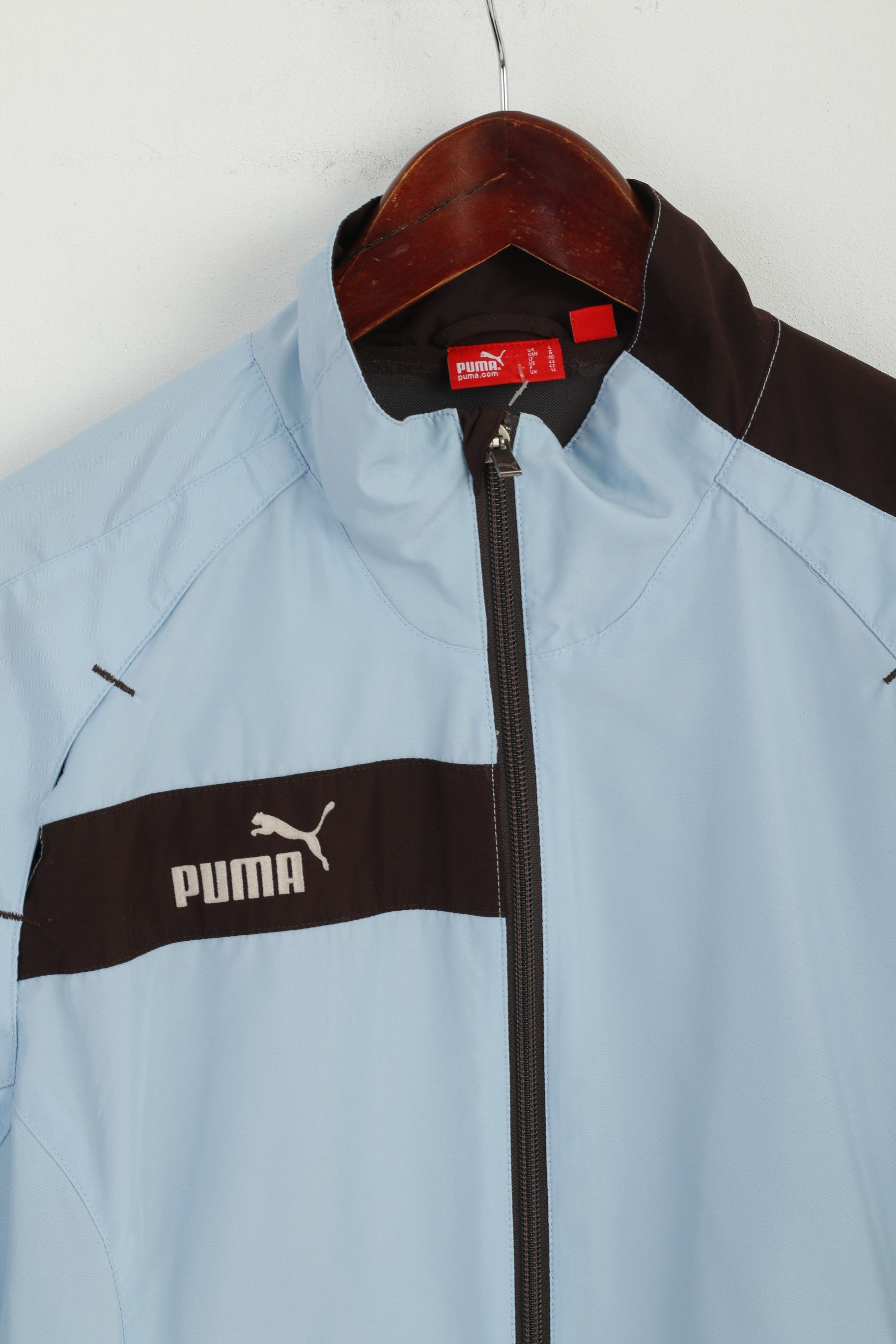 Puma Puma Women 14 M Jacket Blue Sport 7132 Size M / US 6-8 / IT 42-44 - 3 Thumbnail