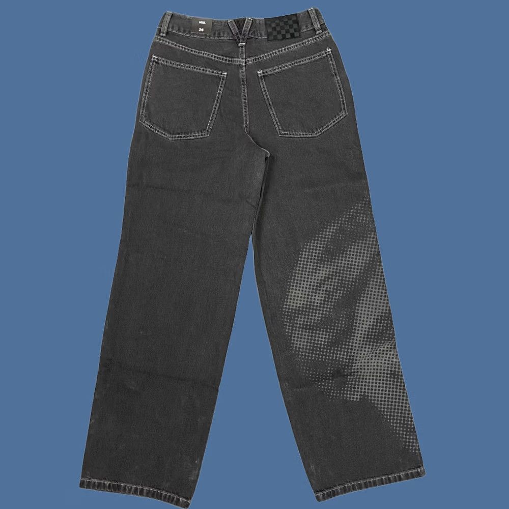 Vans VANS Pants Womens 26 Black Sirelle Graphic Puddle Washed Size Size 26" / US 2 / IT 38 - 1 Thumbnail
