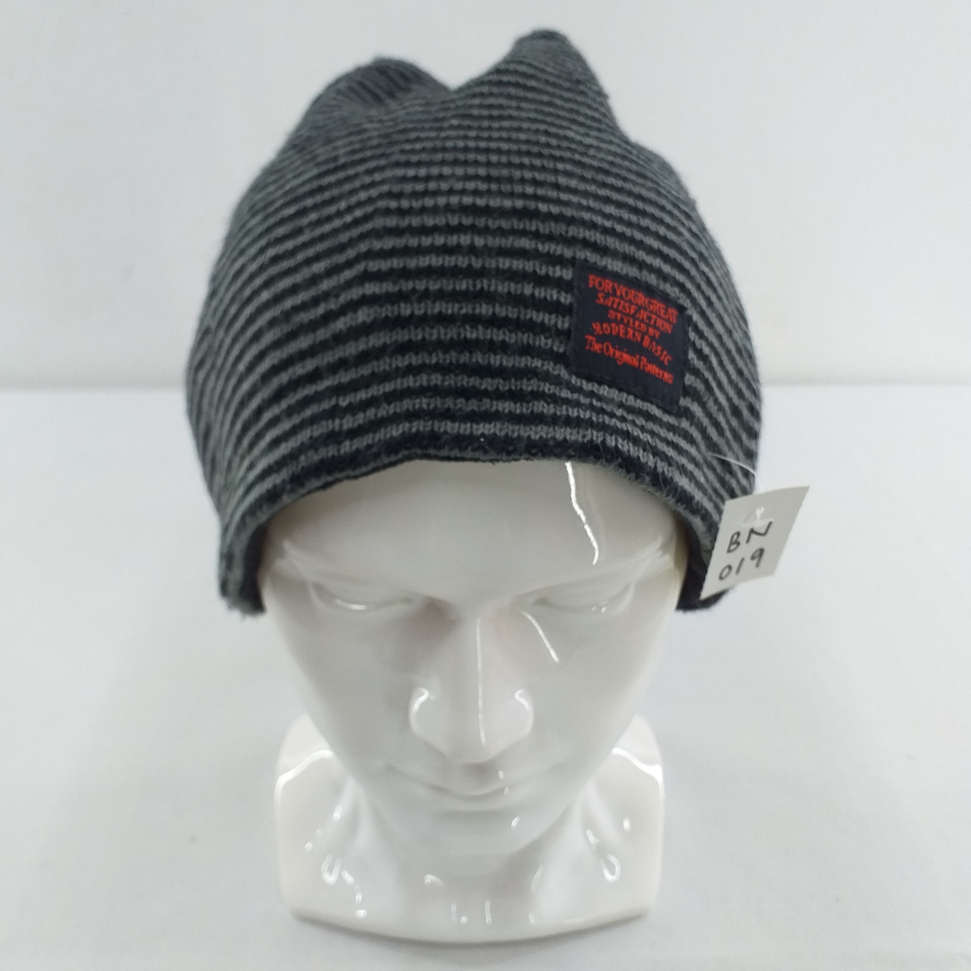 Style by Modern Basic Stripes Snow Cap Hat Beanie -BN019