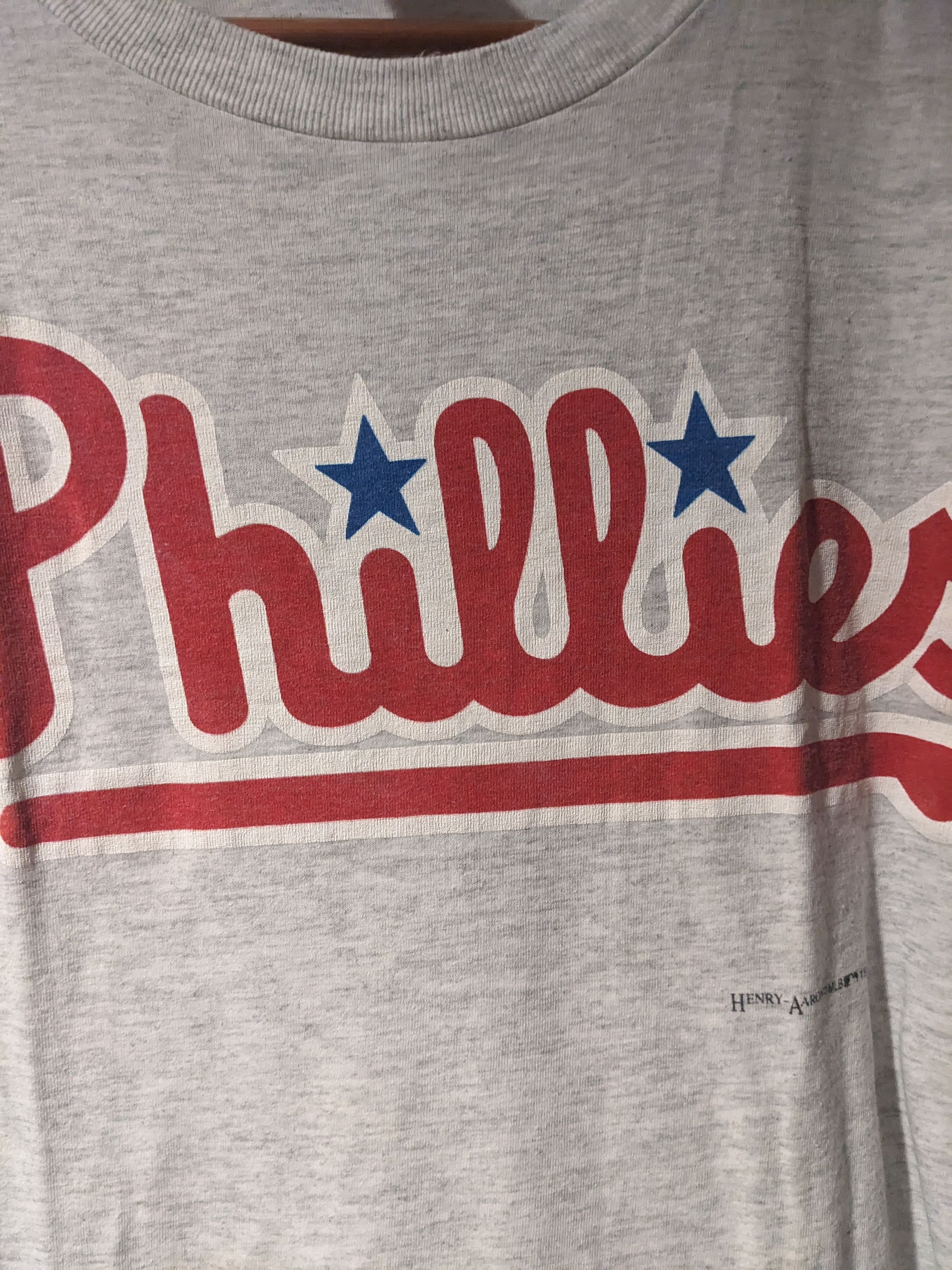 MLB Vintage 1994 Phillies MLB Baseball Sports X-Large T-Shirt Size US XL / EU 56 / 4 - 2 Thumbnail