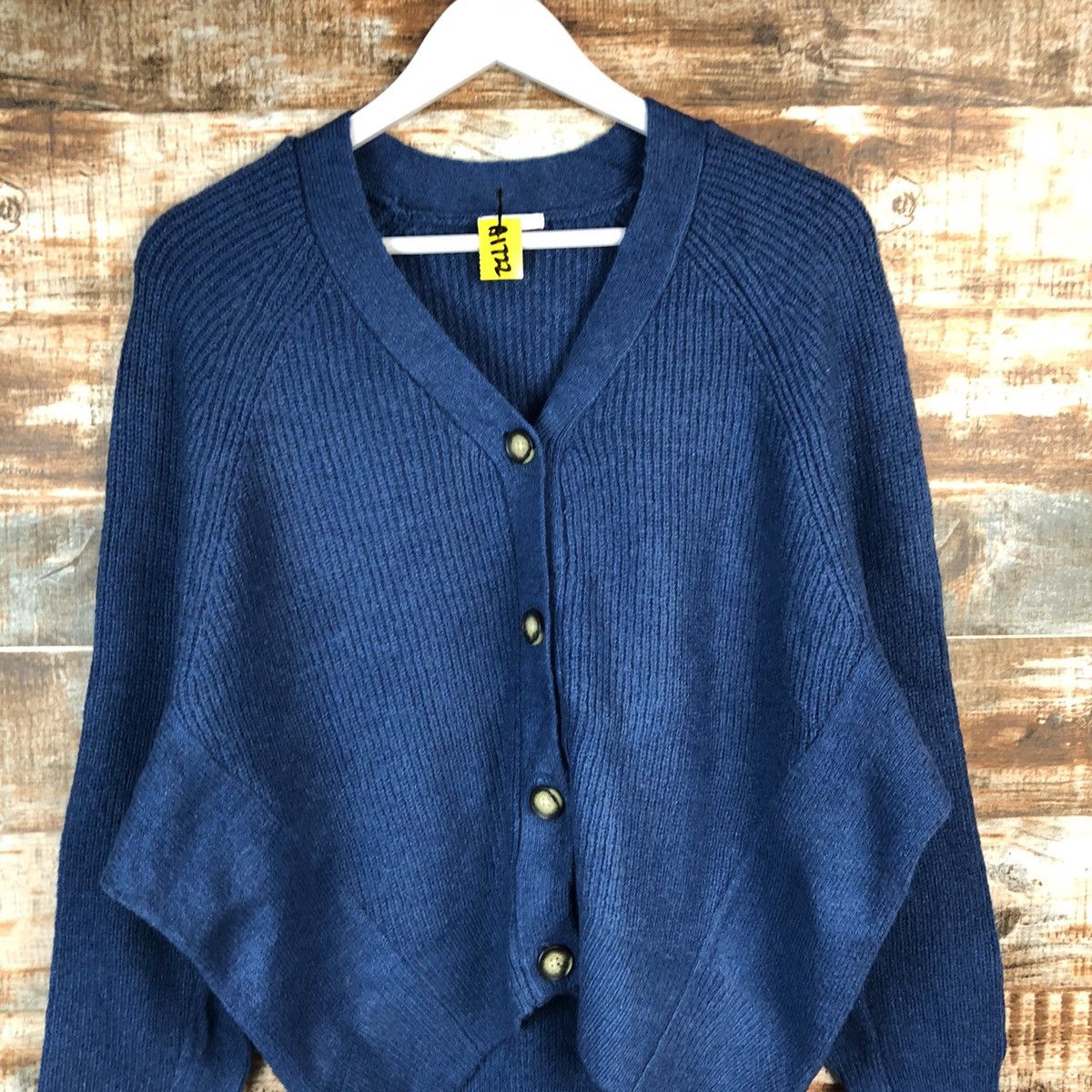 GU GU Blue Cardigan Knitwear #A1722 Size L / US 10 / IT 46 - 5 Thumbnail