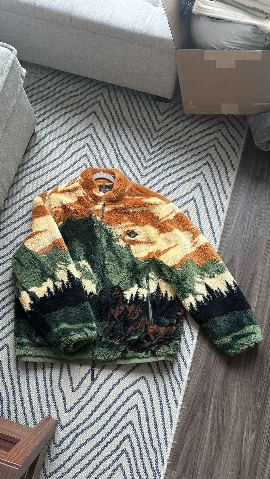 kith ロンパース  ボア　アウター　Faux Sherpa Coverall kith ロンパース ボア アウター Faux Sherpa Coverall
