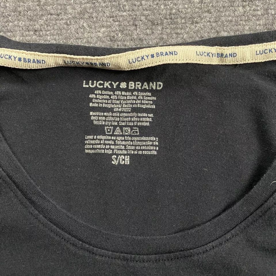 Lucky Brand Lucky Brand Top Women's Small Long Sleeve Cotton Blend Size S / US 4 / IT 40 - 2 Thumbnail