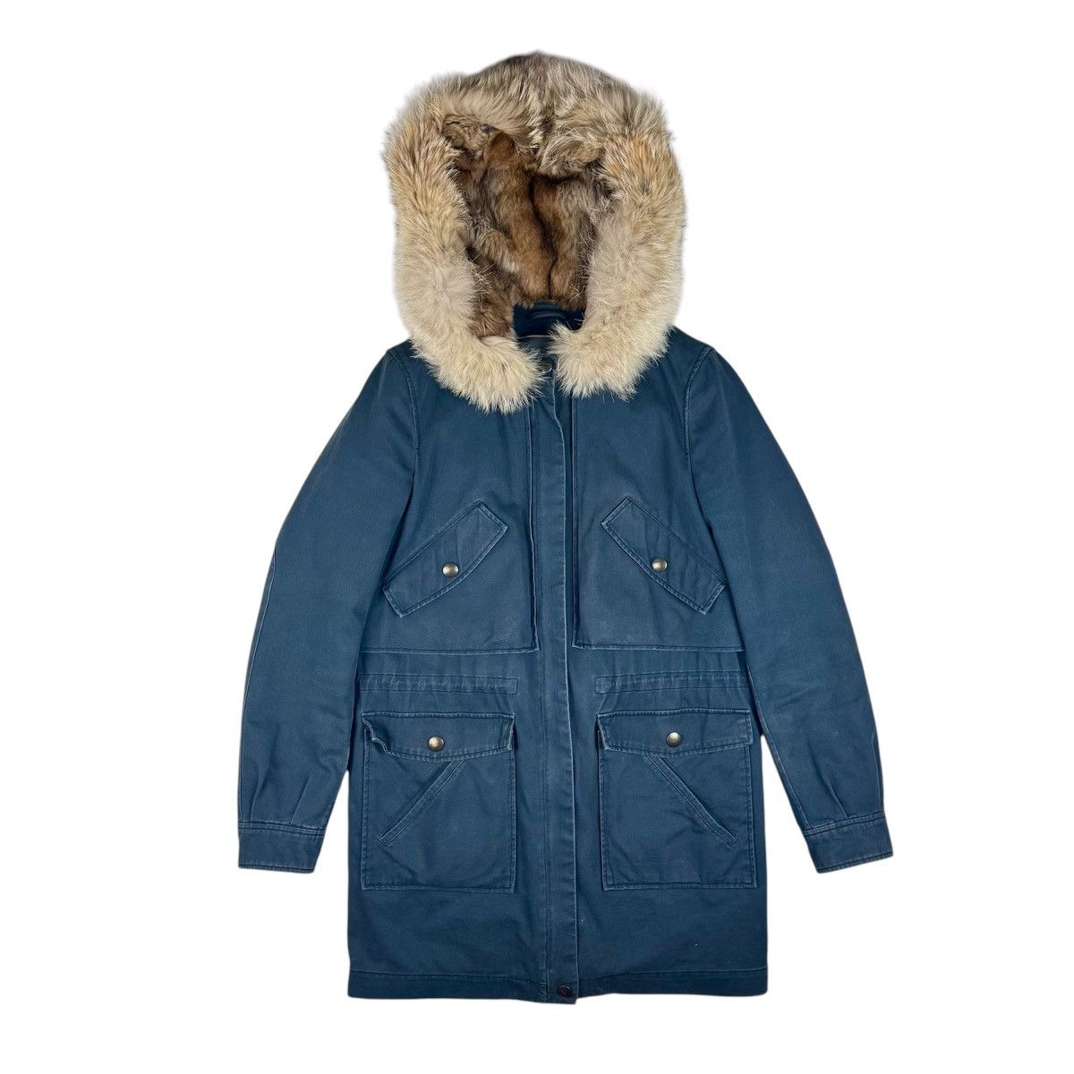 Yves Salomon YVES SALOMON ARMY RABBIT FUR PARKA Size S / US 4 / IT 40 - 2 Thumbnail