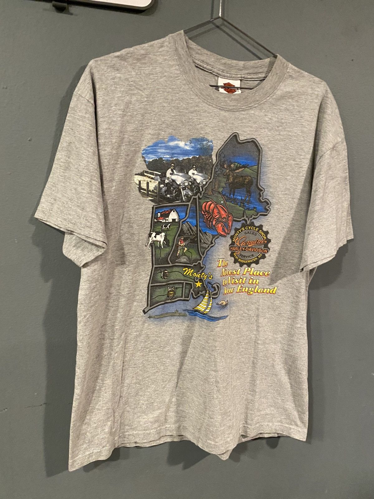 Harley Davidson Vintage Y2K Harley Davidson T Shirt Size US L / EU 52-54 / 3 - 1 Thumbnail