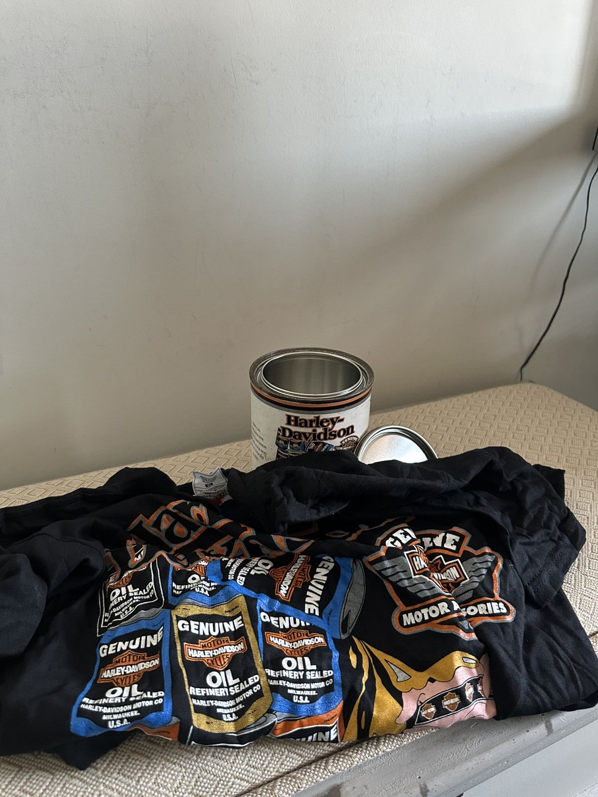 Harley Davidson × Vintage Harley Davidson Vintage 1998 “Shirt in a can” Size US M / EU 48-50 / 2 - 7 Thumbnail