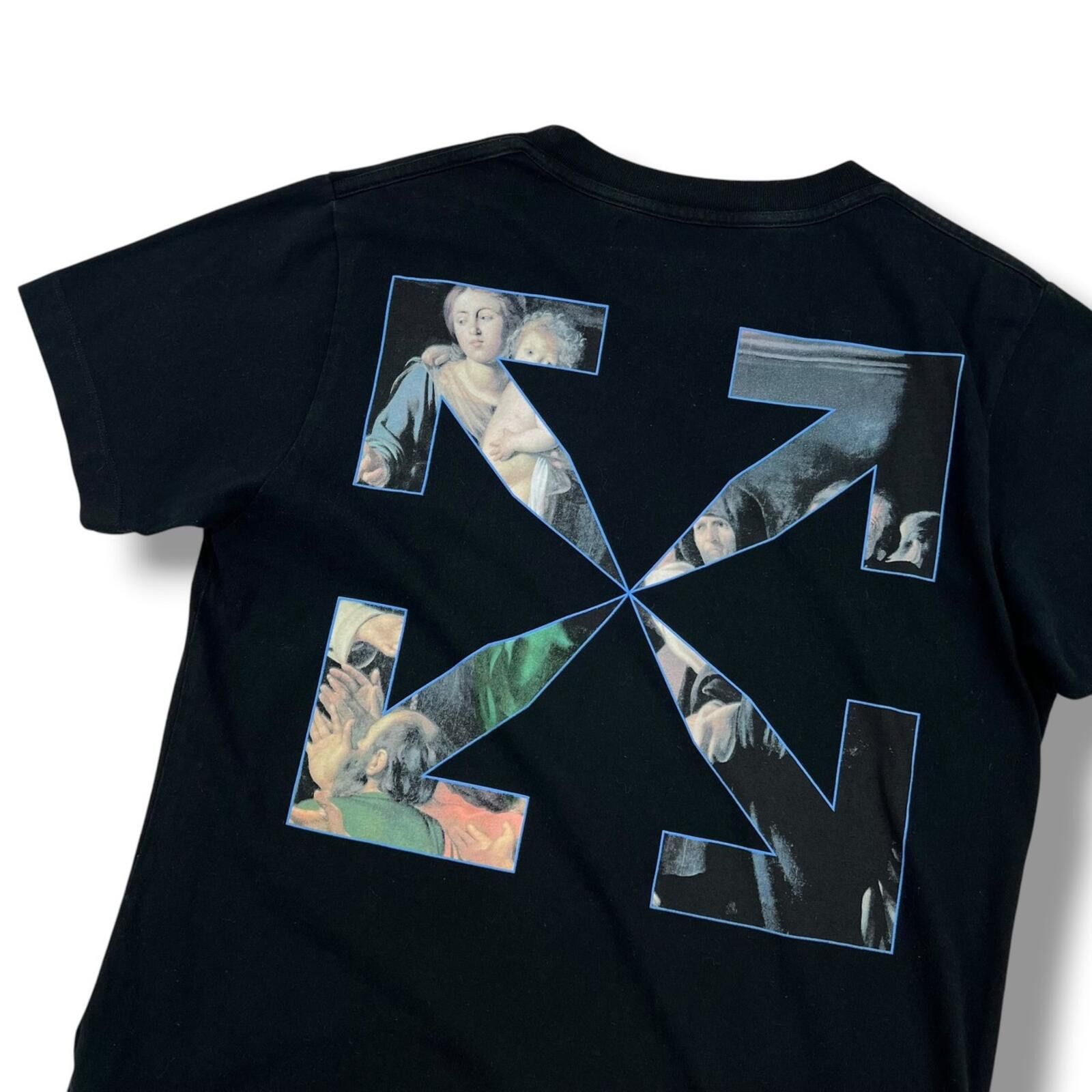 Off-White Off-White Caravaggio Painting Black T Shirt Size US M / EU 48-50 / 2 - 3 Thumbnail
