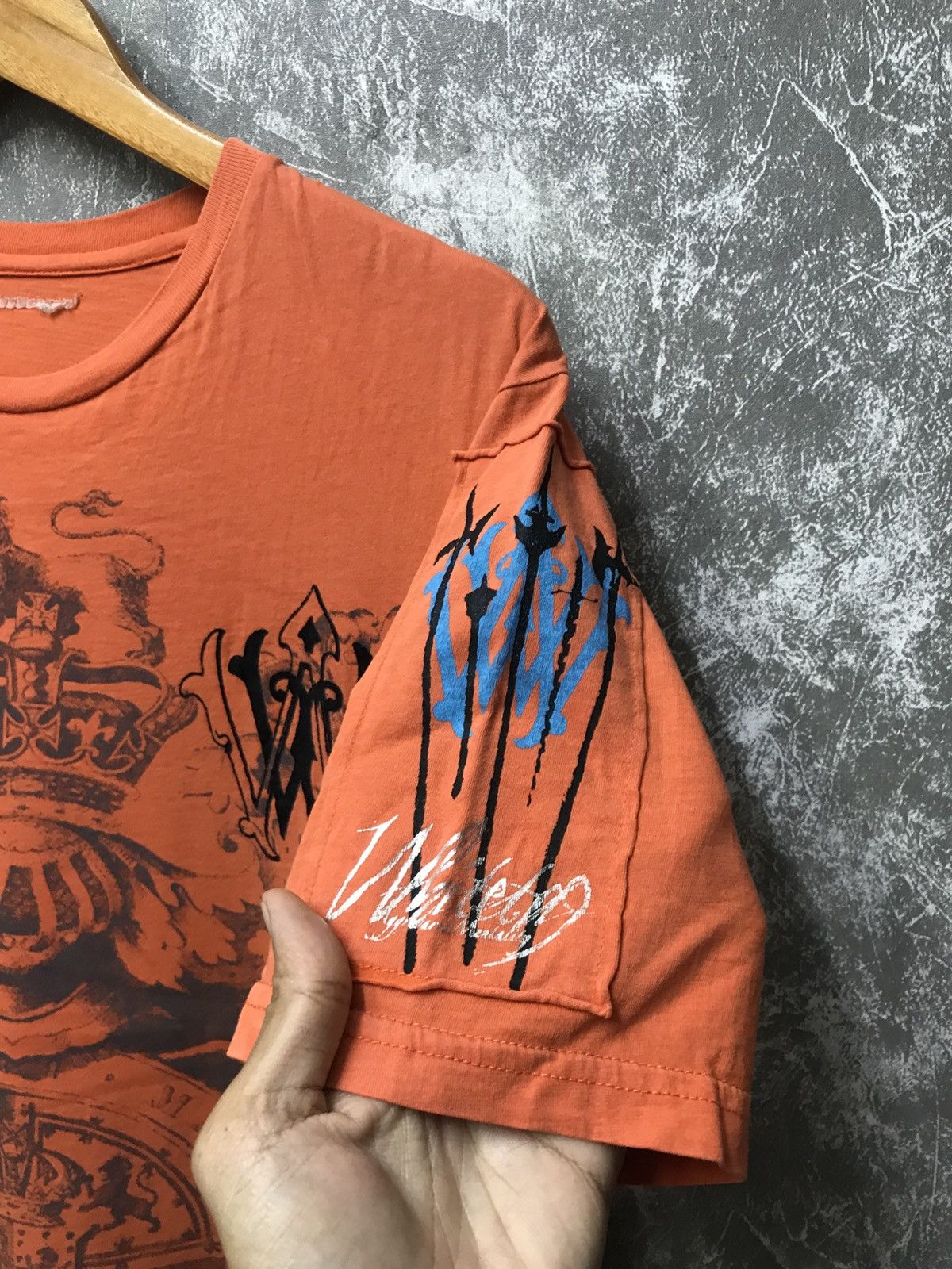Affliction × Ed Hardy × Southpole Affliction Southpole Lion Horse Y2K Graphic Tee Size US L / EU 52-54 / 3 - 6 Thumbnail
