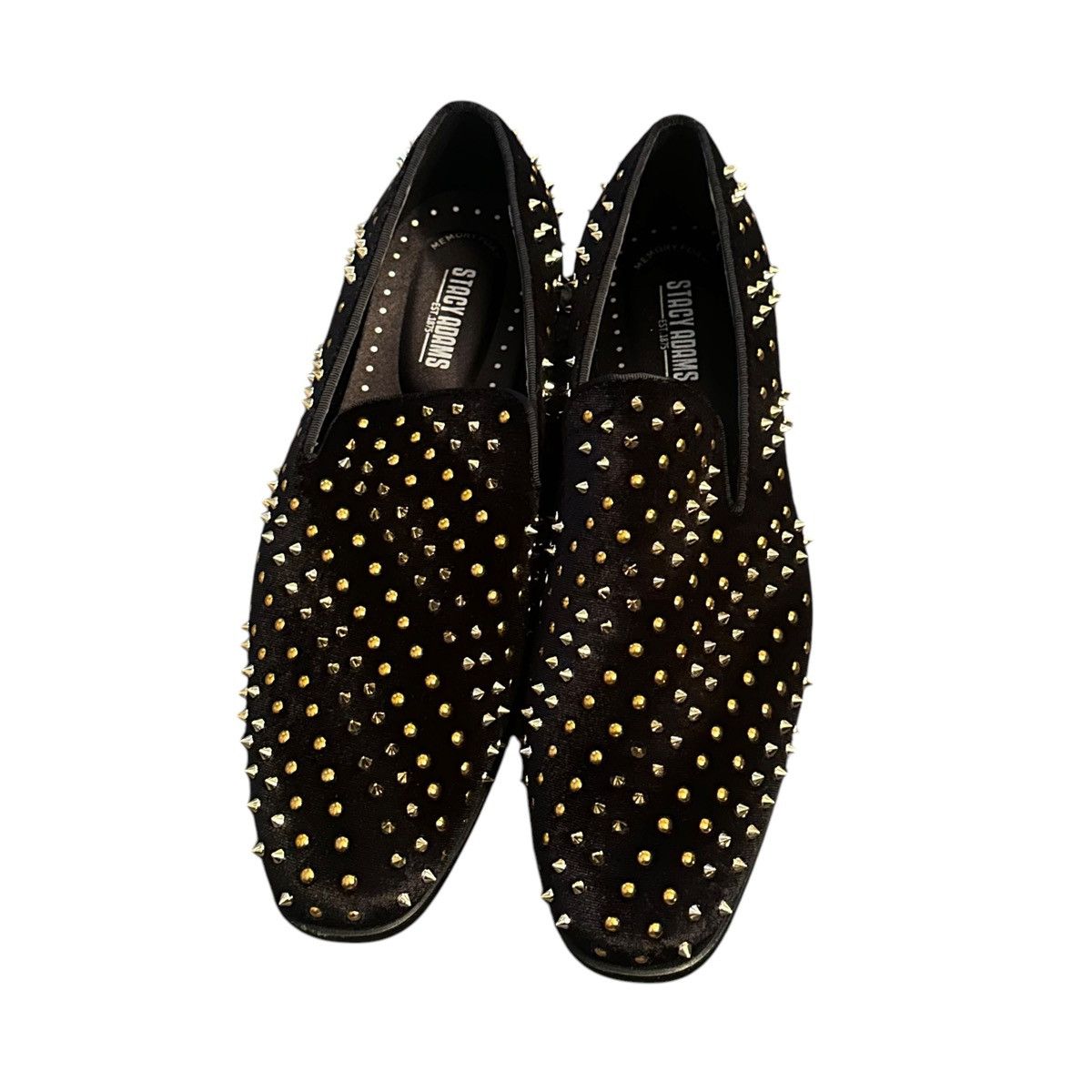 Stacy Adams Stacy Adams Mens Sabert Spike & Stud Square Toe Slip-On Shoe Size US 9.5 / EU 42-43 - 7 Thumbnail