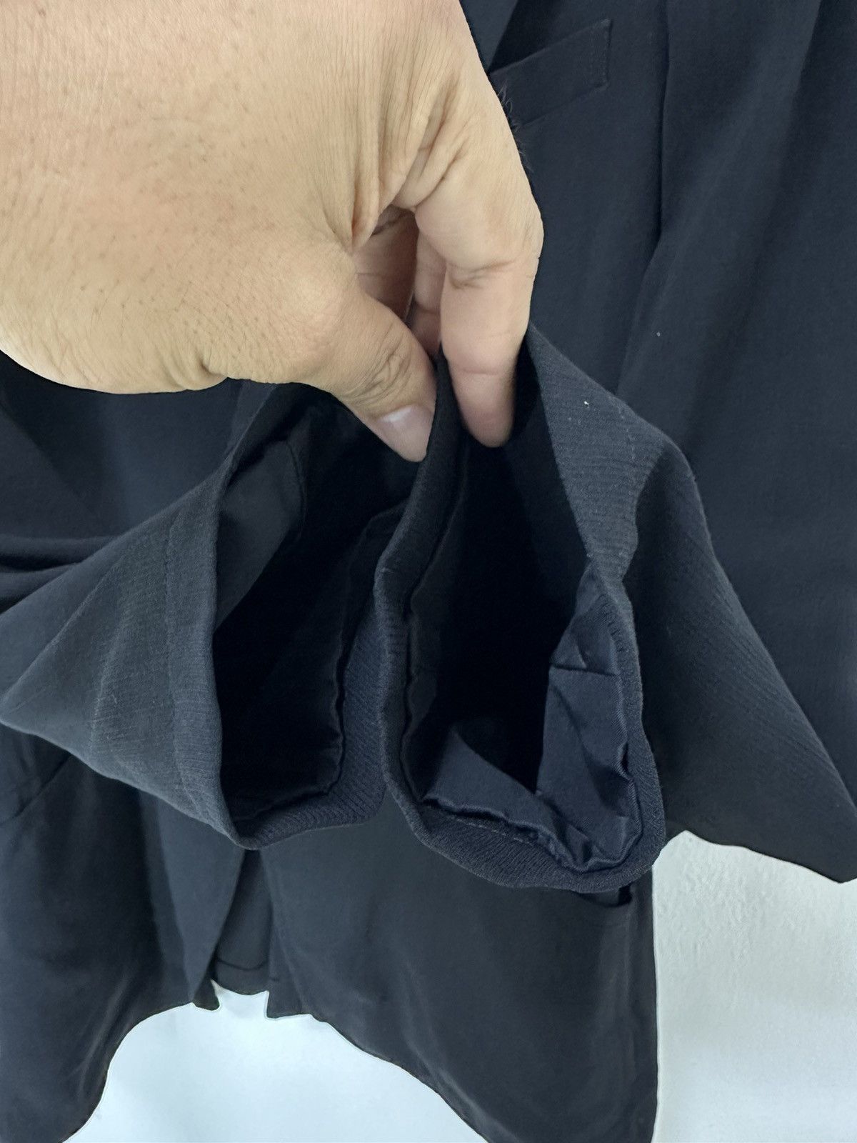 Yohji Yamamoto Yohji Yamamoto Y’s Rayon Jacket Design Rare Black Fashion Size US M / EU 48-50 / 2 - 6 Thumbnail