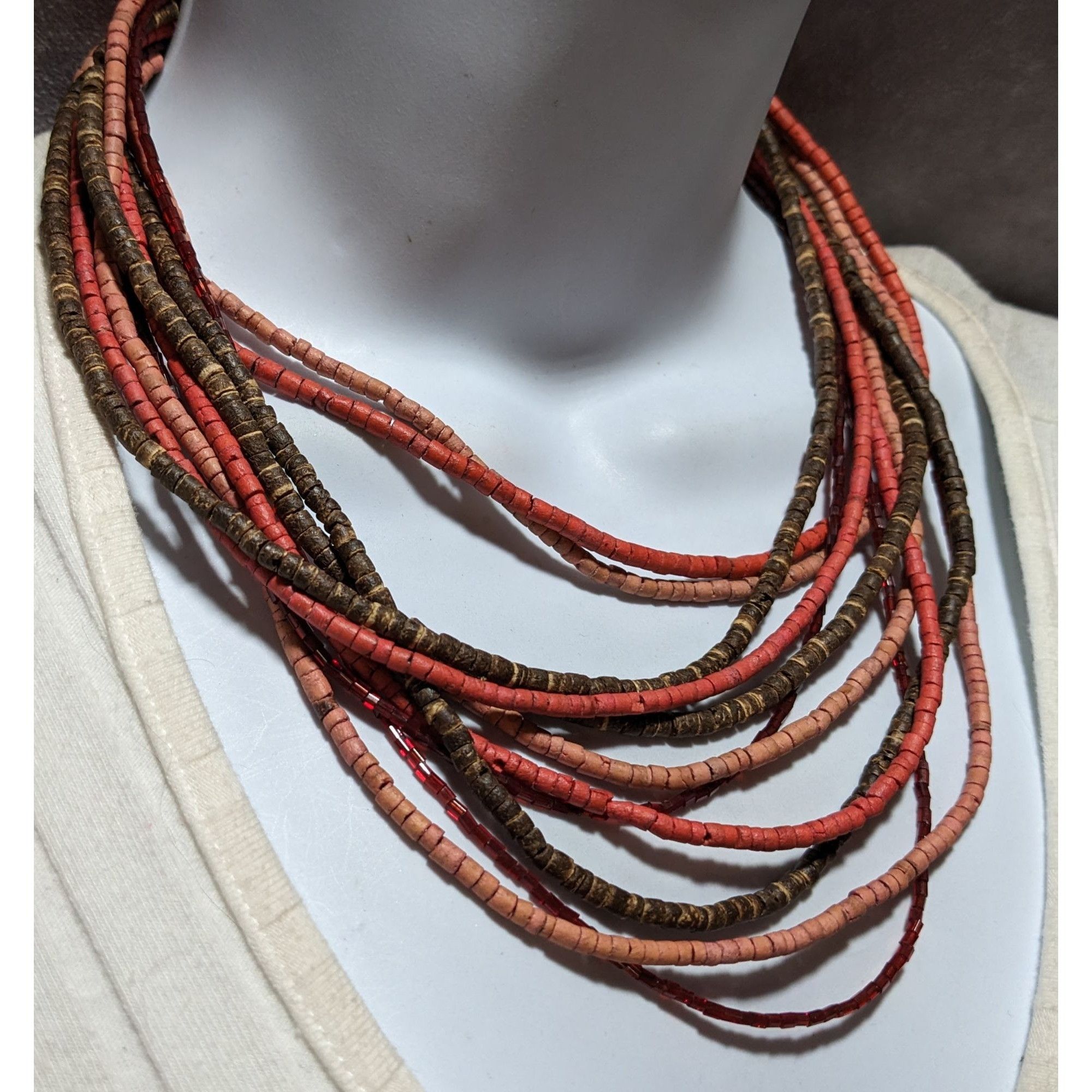 Coldwater Creek Coldwater Creek Multicolor Beaded Layered Necklace Size ONE SIZE - 3 Thumbnail