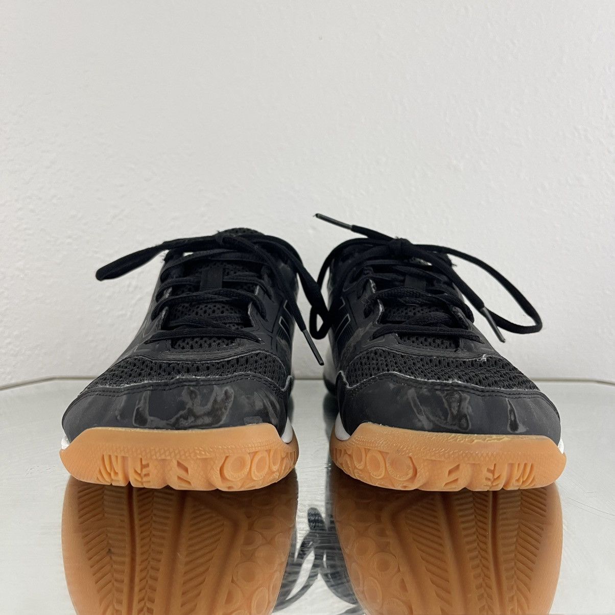 Asics ASICS Womens Black White Gel-Rocket 8 B756Y Sport Shoes Size US 9 / IT 39 - 7 Thumbnail
