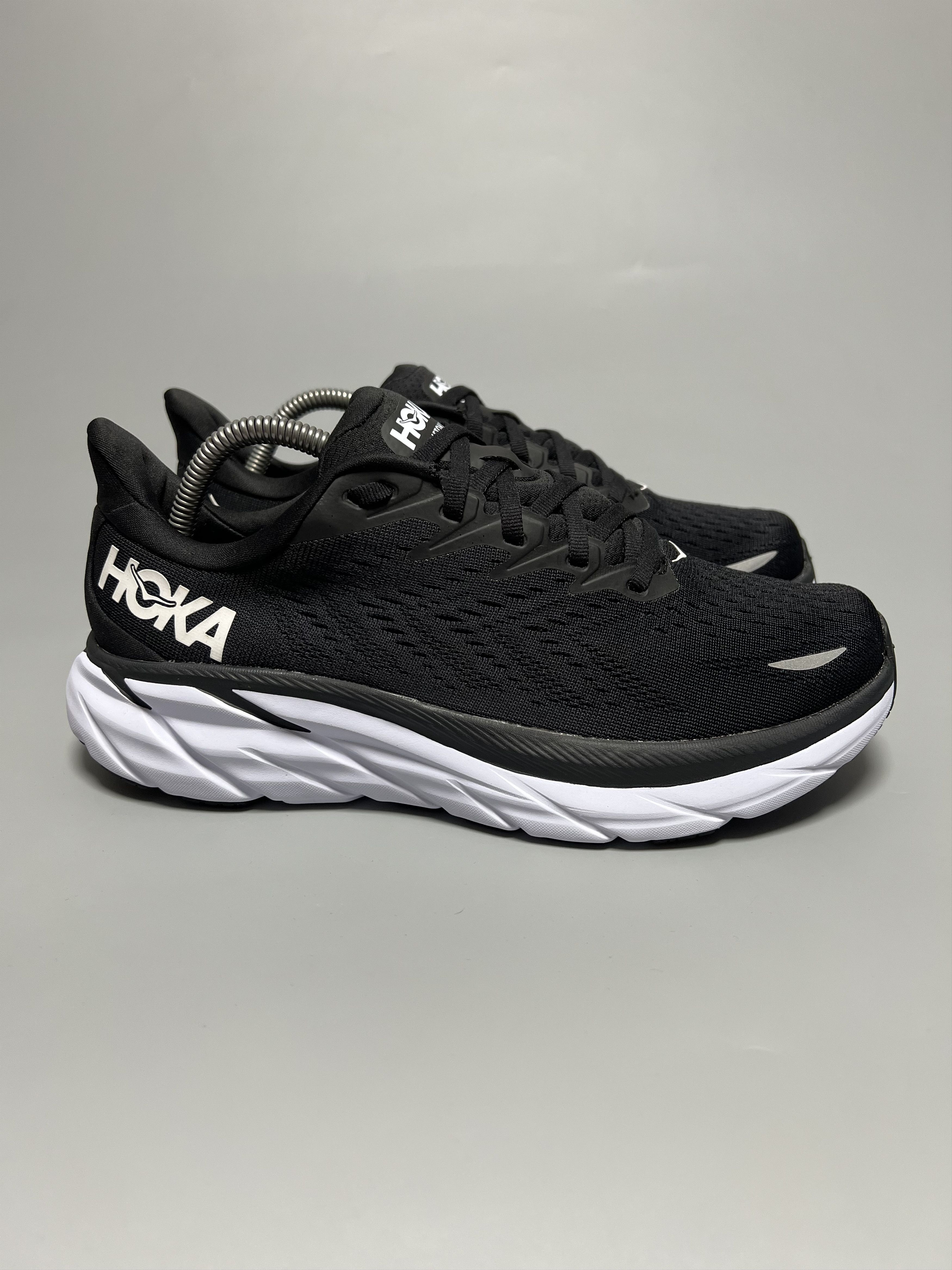 Hoka 8.5D Hoka One One Clifton 8 Wide Running Shoes 1121375-BWHT Size US 8.5 / IT 38.5 - 1 Thumbnail