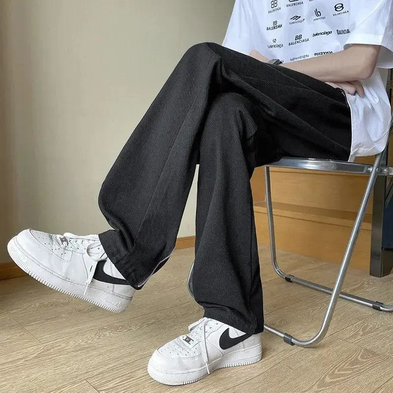 Japanese Brand Retro loose zipper micro flared jeans Size US 32 / EU 48 - 2 Thumbnail