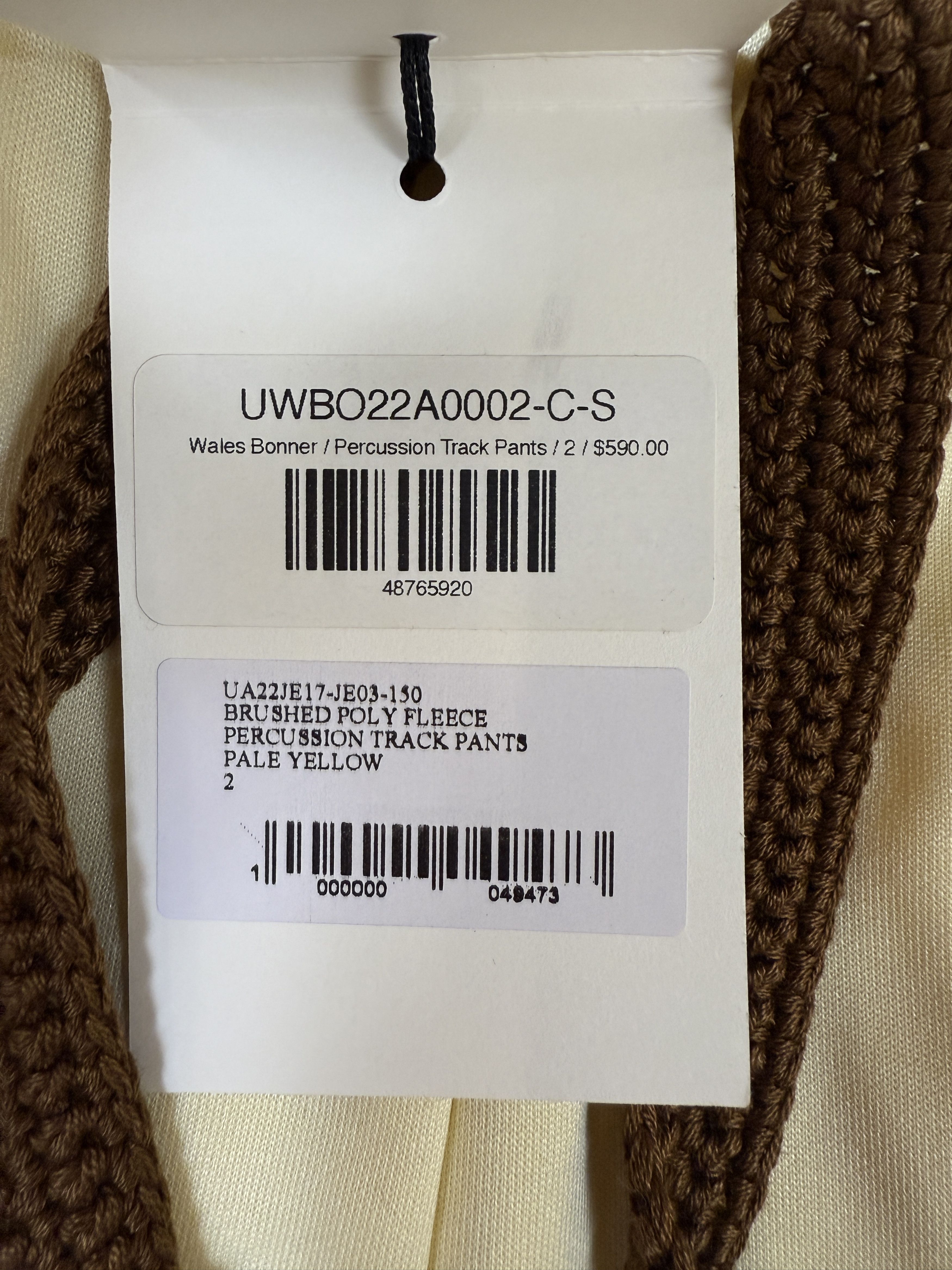 Wales Bonner $590 Wales Bonner Percussion Track Pants Size US 30 / EU 46 - 8 Thumbnail