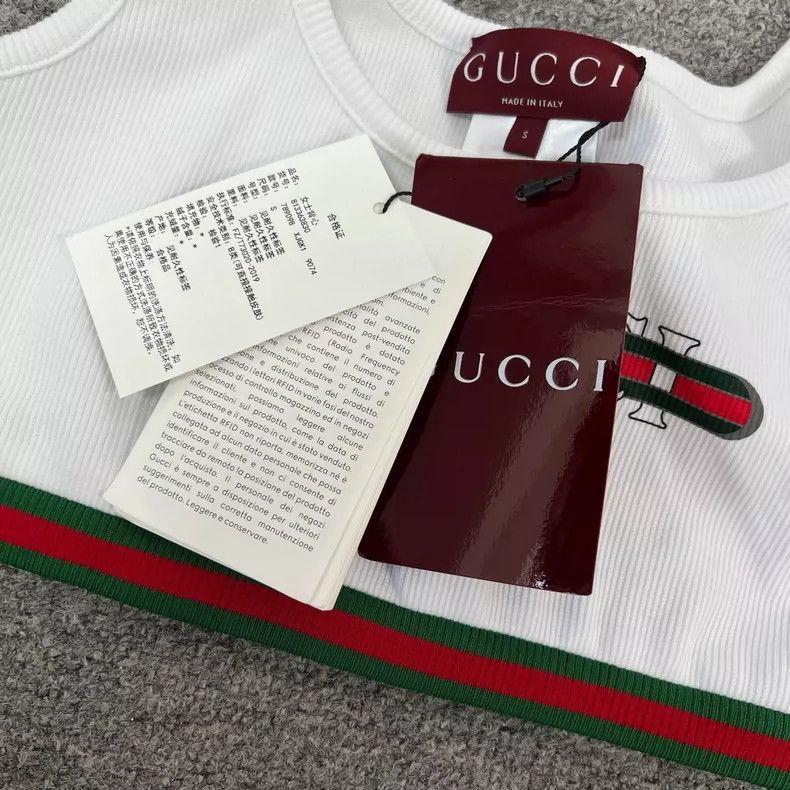 Gucci Gucci Red Green Striped Sports Tank Top-2506 Size S / US 4 / IT 40 - 5 Thumbnail