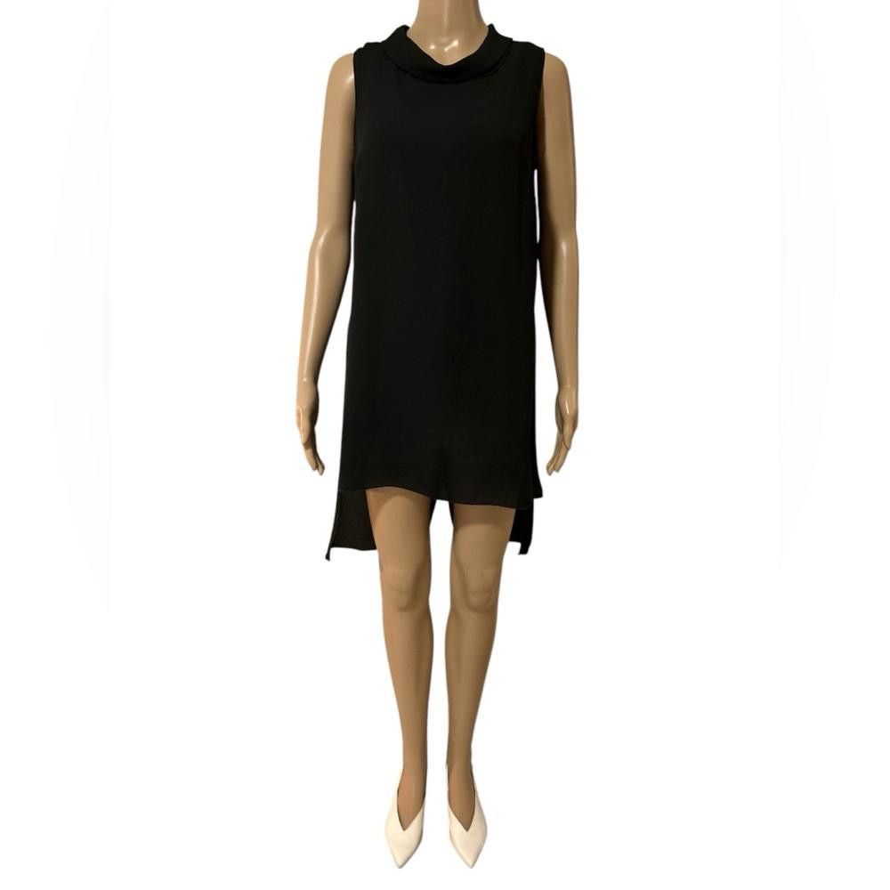 Designer Elegant Black sheer Sleeveless Dress Size XS / US 0-2 / IT 36-38 - 1 Thumbnail
