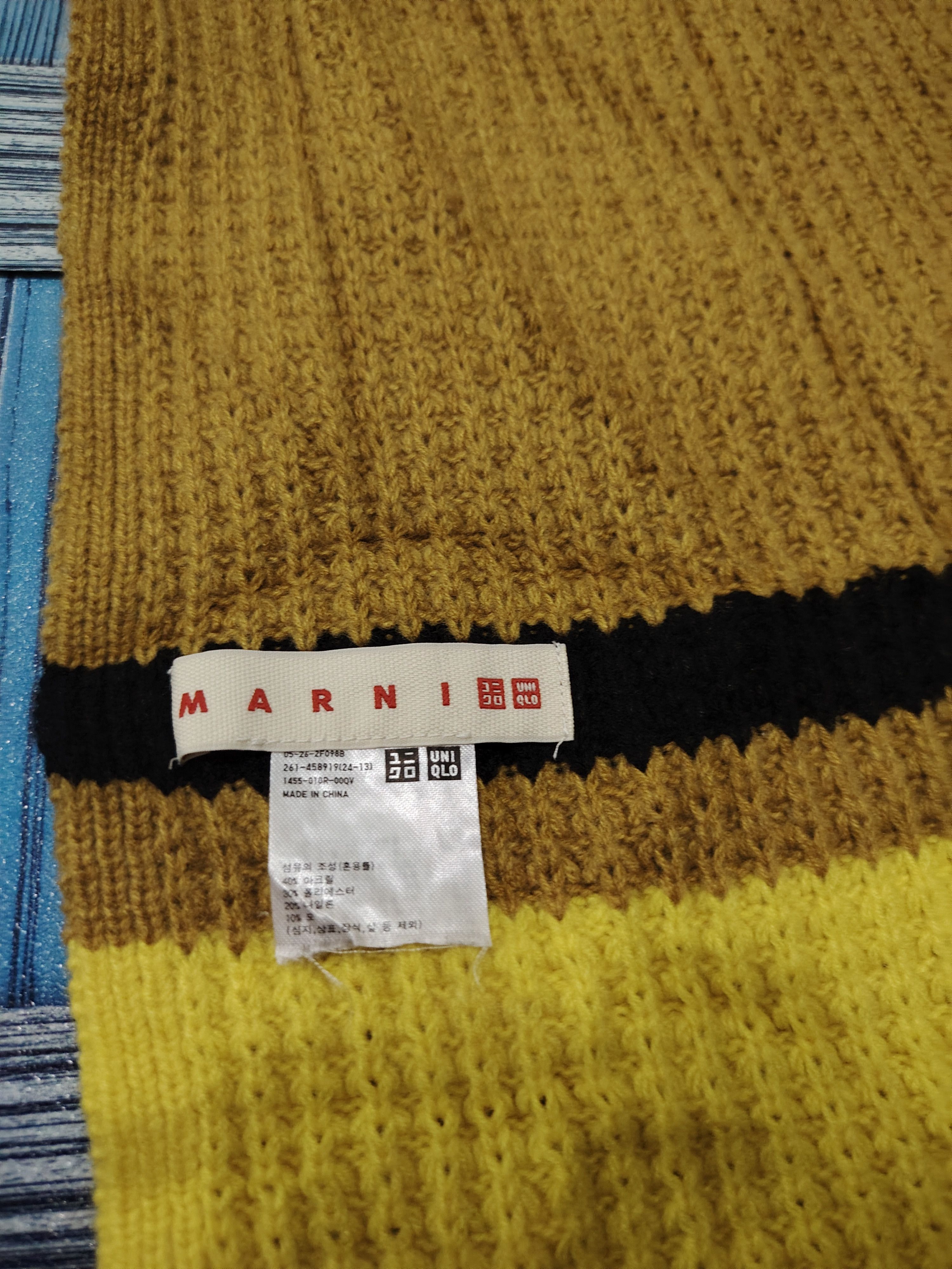 Marni × Uniqlo Uniqlo X Marni Muffler Size ONE SIZE - 3 Thumbnail