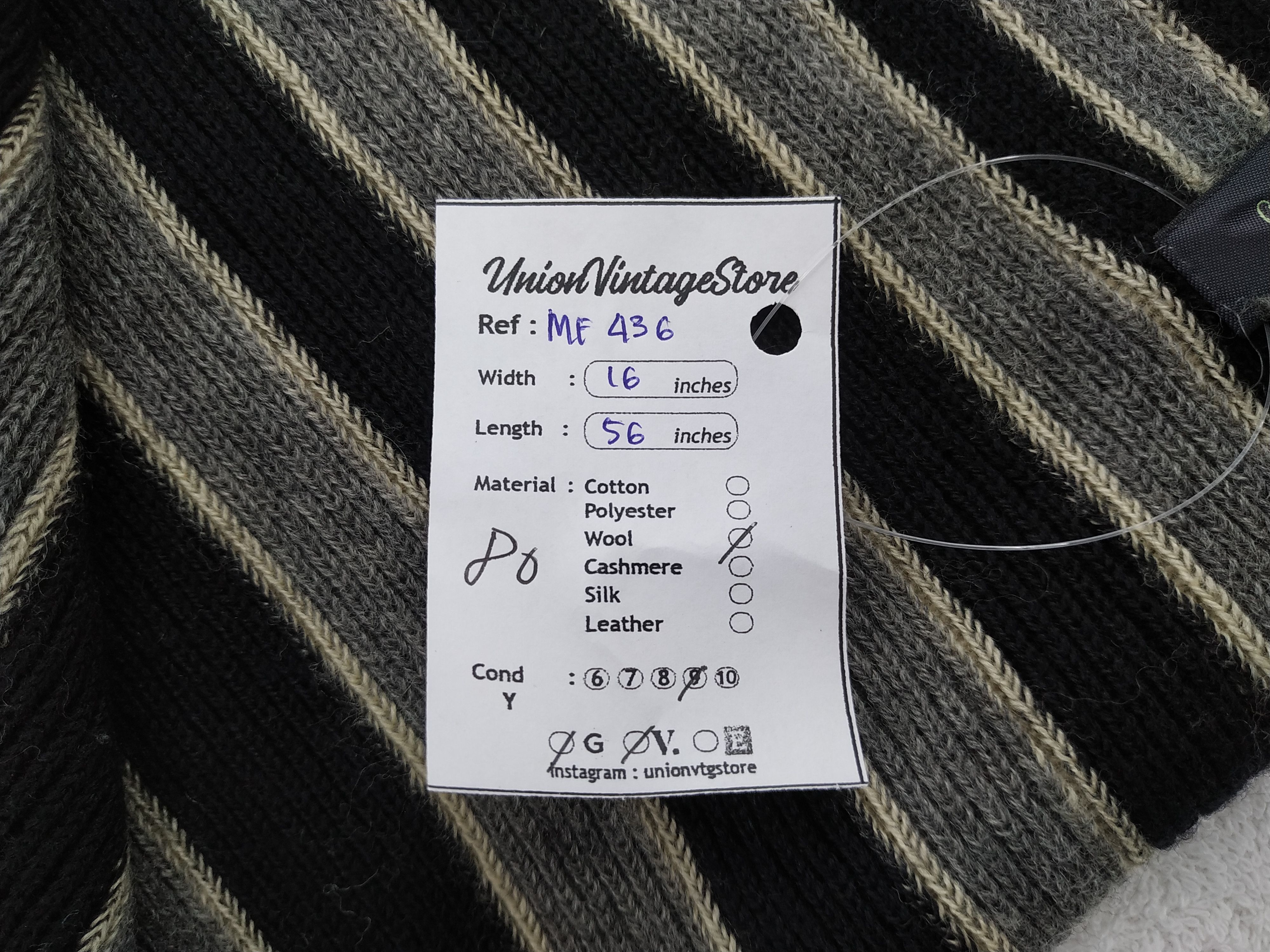 Paul Smith Vintage Paul Smith Scarf/Muffler/Neckwear MF436 Size ONE SIZE - 7 Thumbnail