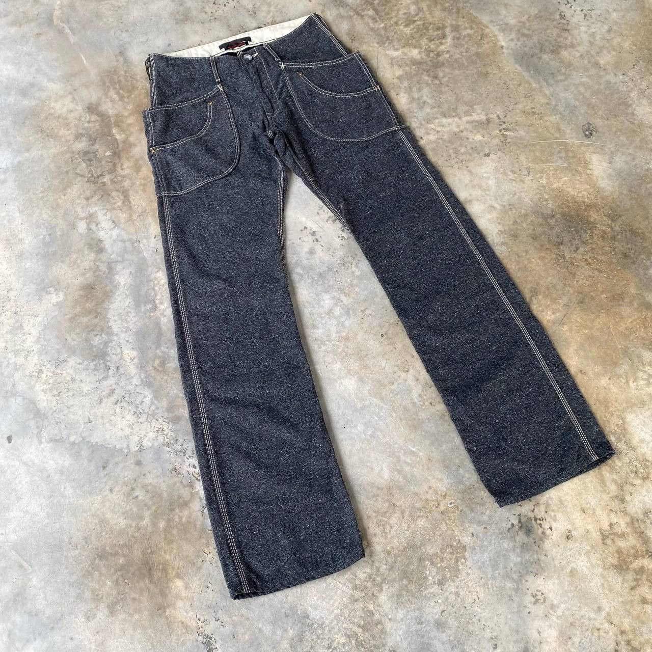 Blue Blue Japan BLUE WAY JAPAN PRISONER SALT PAPER CARGO PANT Size US 30 / EU 46 - 1 Thumbnail
