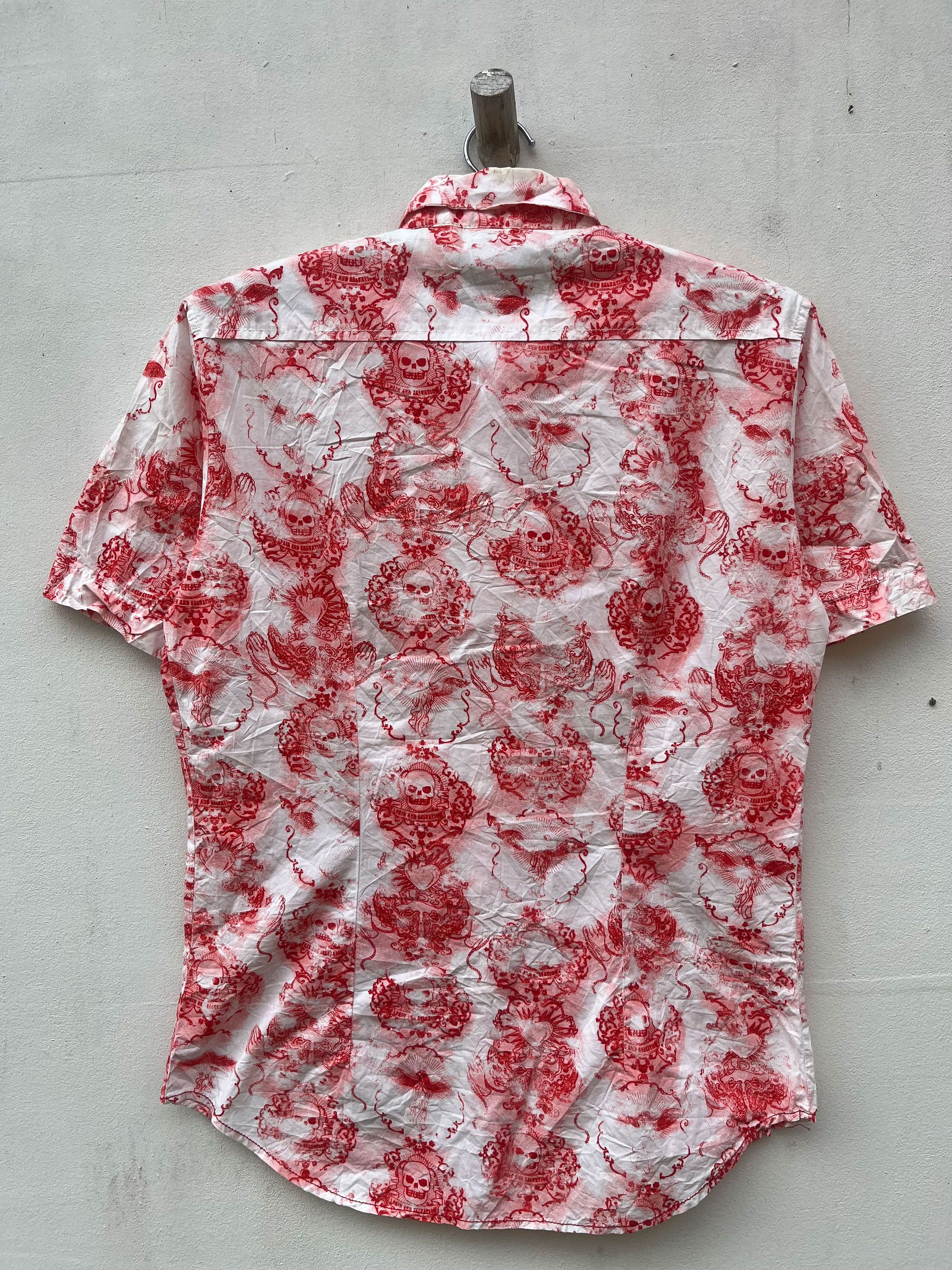 Energie Energie Jeans Skull Heart Printed Aloha Hawaiian Hawaii Size US L / EU 52-54 / 3 - 4 Thumbnail