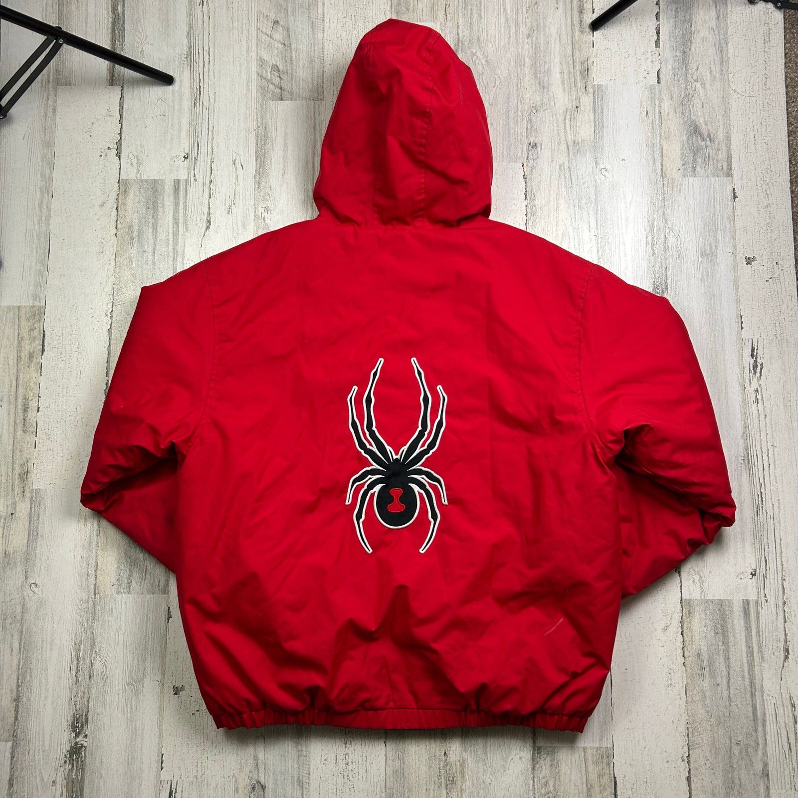 Spyder × Vintage Vintage 90s Spyder Rare Red Big Logo Snowboarding Jacket Size L / US 10 / IT 46 - 3 Thumbnail