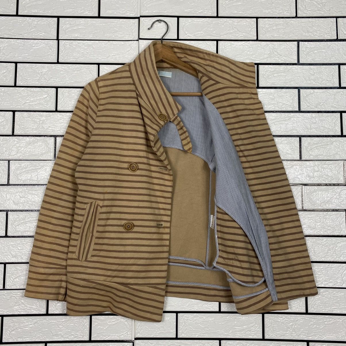 Japanese Brand 📌Vintage Striped Cardigan Bomber Boston Nine Issey Miyake Size US M / EU 48-50 / 2 - 12 Thumbnail