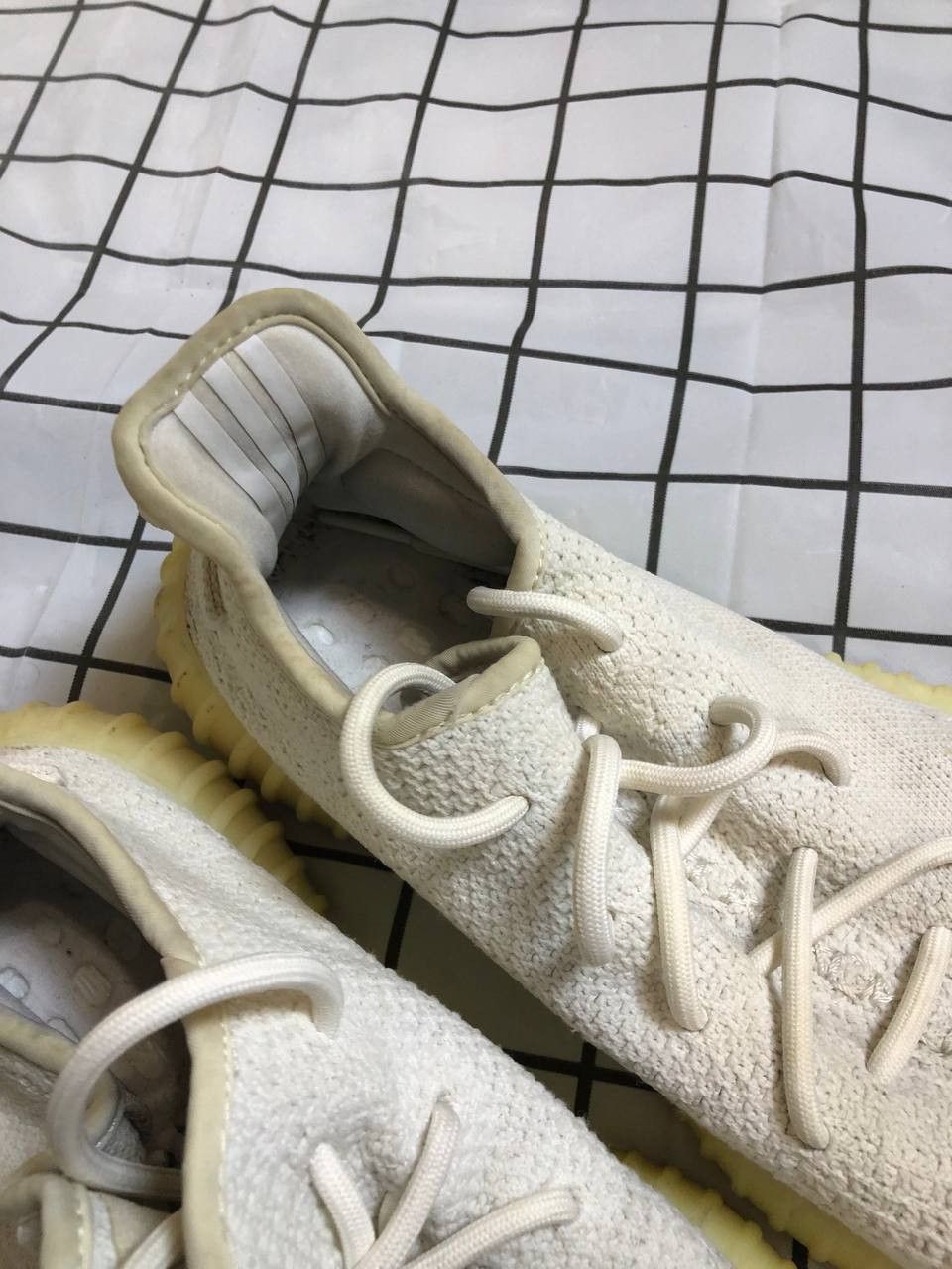 Yeezy Yeezy Boost 350 V2 Cream Triple White Shoes Men's Size US 7.5 / EU 40-41 - 6 Thumbnail