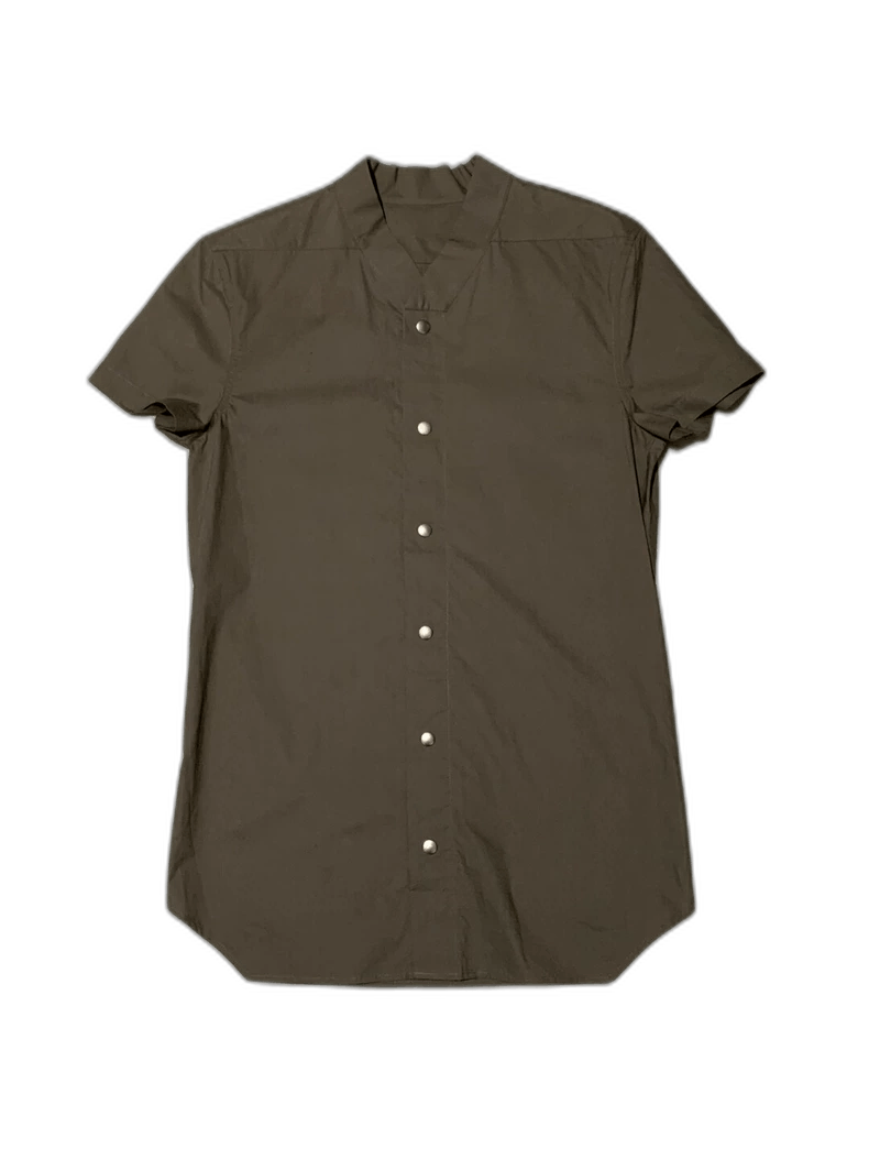 Rick Owens rick owens short sleeve button shirt-2508 Size US XL / EU 56 / 4 - 1 Thumbnail