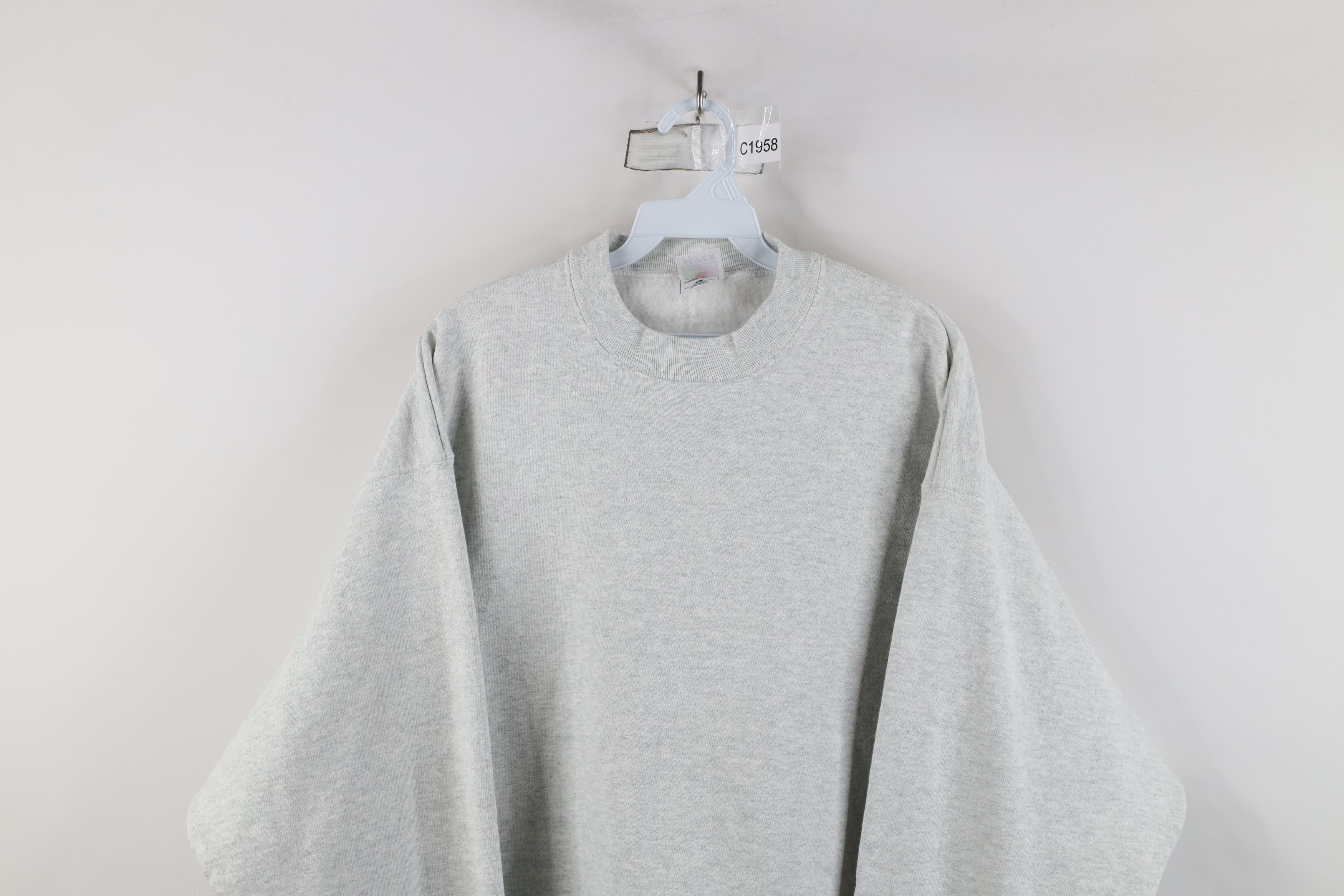 Vintage Vintage 90s Streetwear Heavyweight Crewneck Sweatshirt USA Size US XL / EU 56 / 4 - 2 Thumbnail