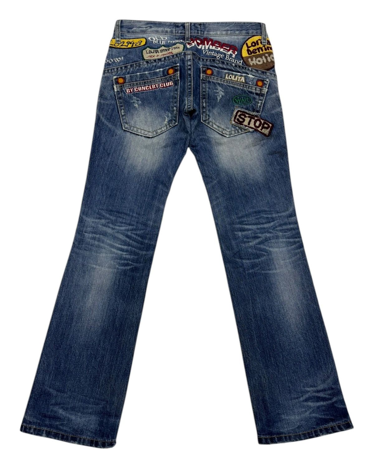 Kapital Lolita Club By Concert Club Bootcut Denim Jeans Size US 31 - 1 Thumbnail