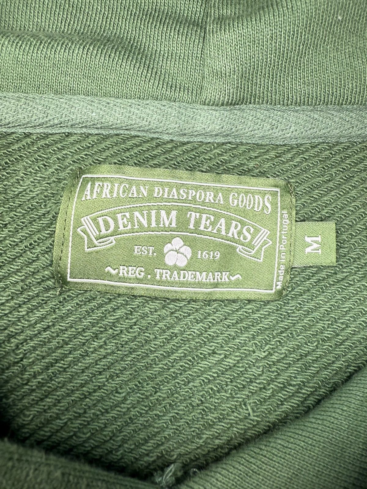 DENIM TEARS Denim Tears Cotton Wreath Hoodie – Green – Size M Authentic Size US M / EU 48-50 / 2 - 4 Thumbnail