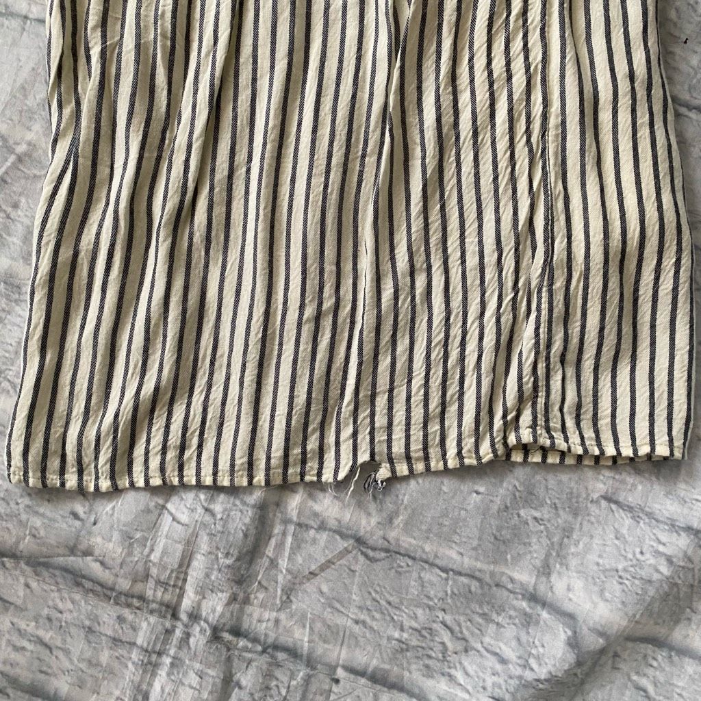 American Eagle Outfitters American Eagle women XS wide leg fully lined striped high wa Size 26" / US 2 / IT 38 - 3 Thumbnail